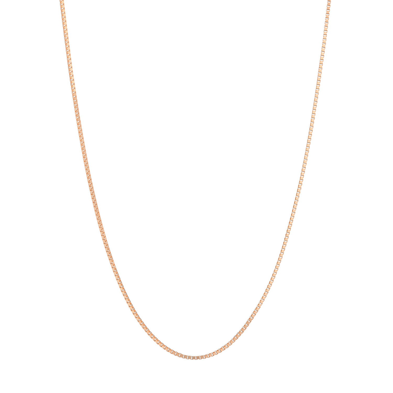 ルチェルーナ シルバー ボックスチェーン ネックレス