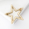 韓国トレンド 雑貨コレクション キラキラブローチ ＜スター＞