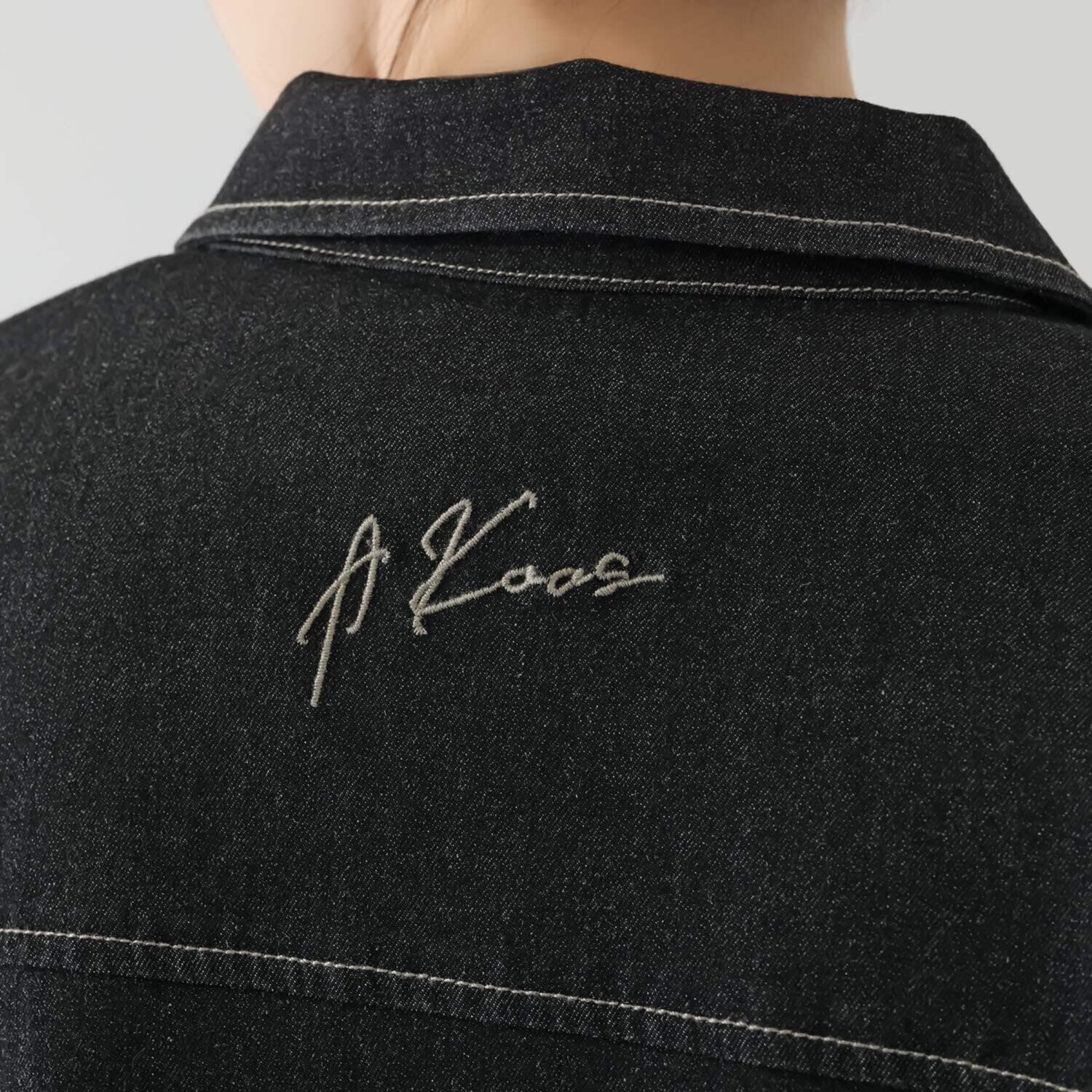 アトリエ　クース デニム×レースで 大人カジュアルを楽しんで ライトデニムジャケット