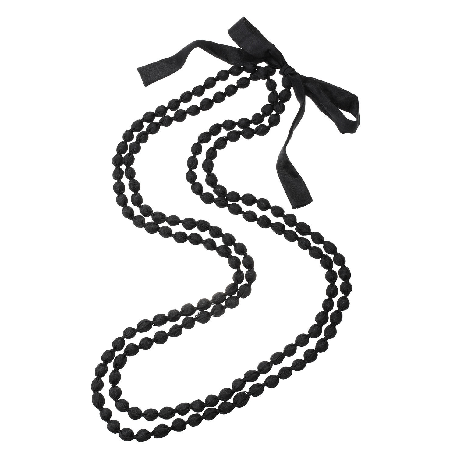 メルレット シルク ラッピングデザイン スーパーロング アレンジネックレス