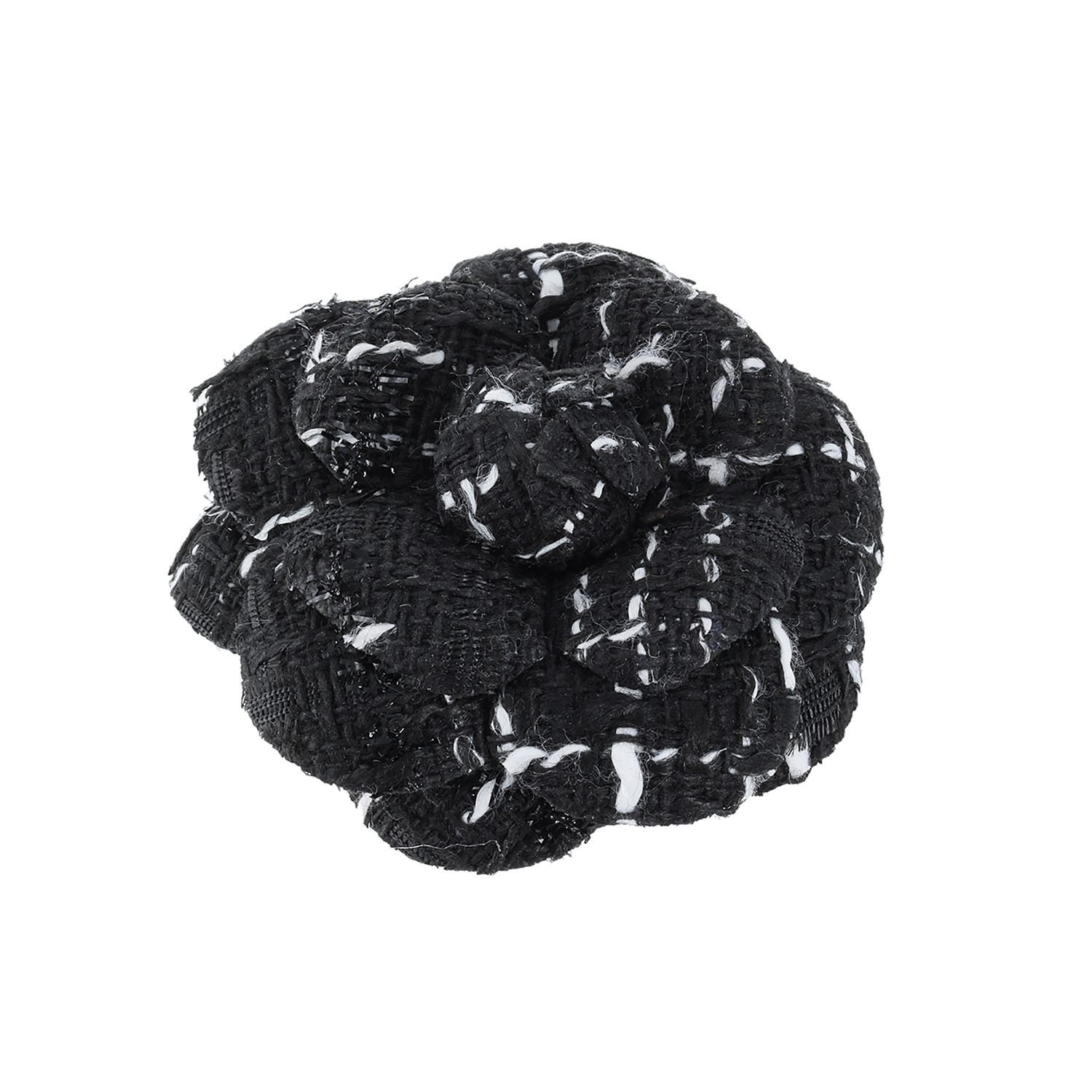 メルレット ファンシーツイード カメリア ２ウェイ クリップブローチ