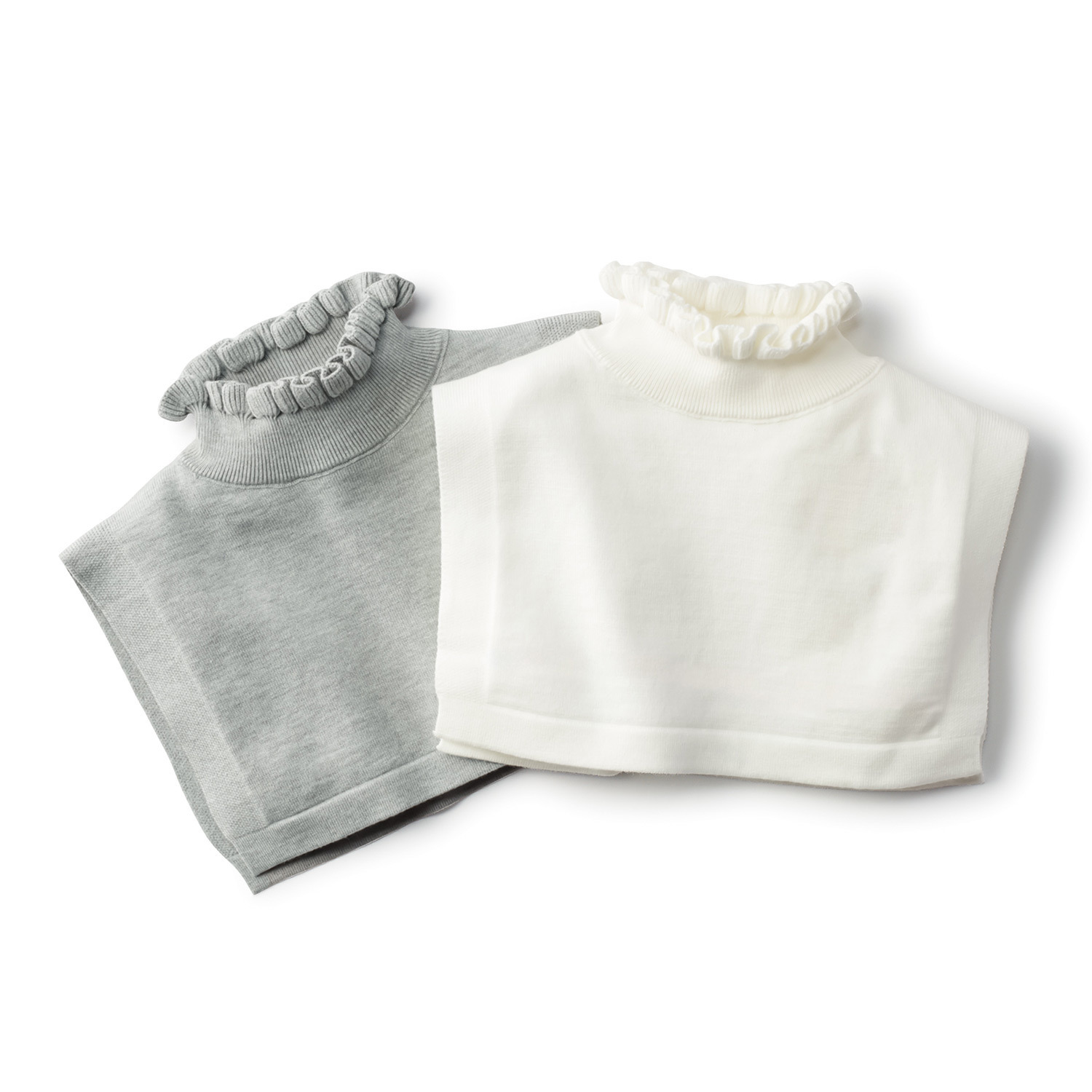 メルレット ニット フリルカラー 襟飾り