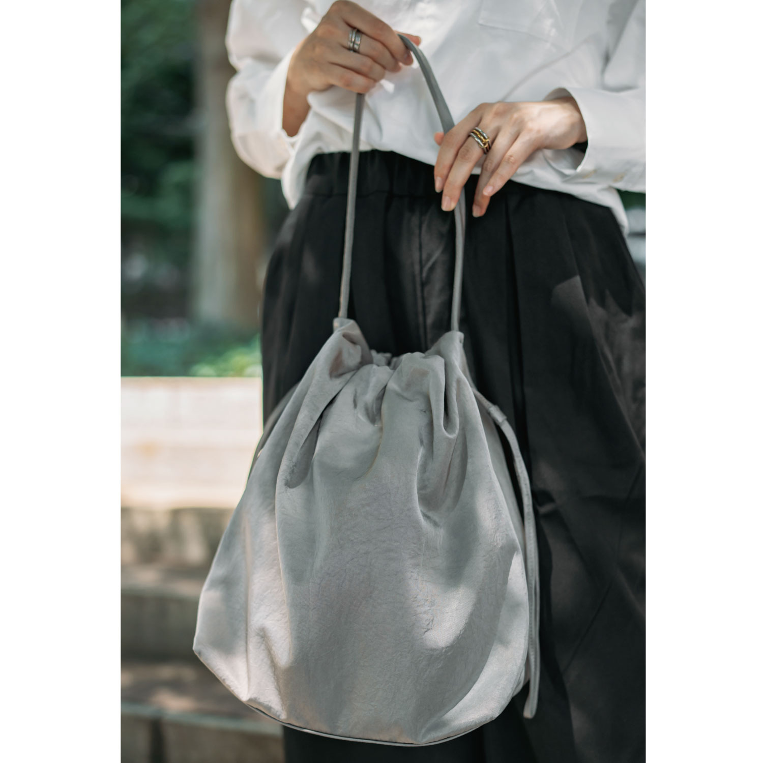 ヘ・エラ はっ水 大人美人 ワンハンドルトートバッグ