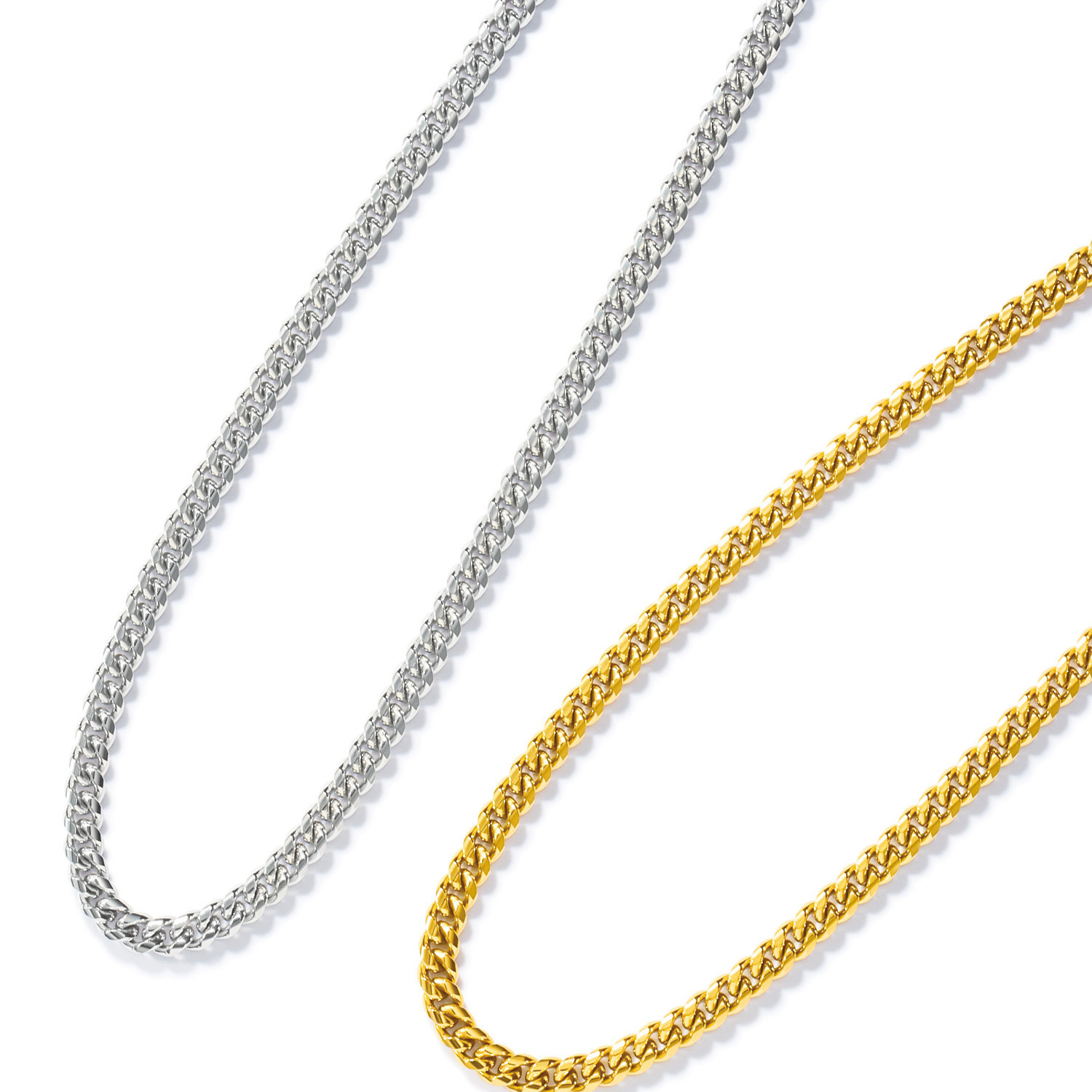 エービーステン ステンレス 喜平チェーン ネックレス