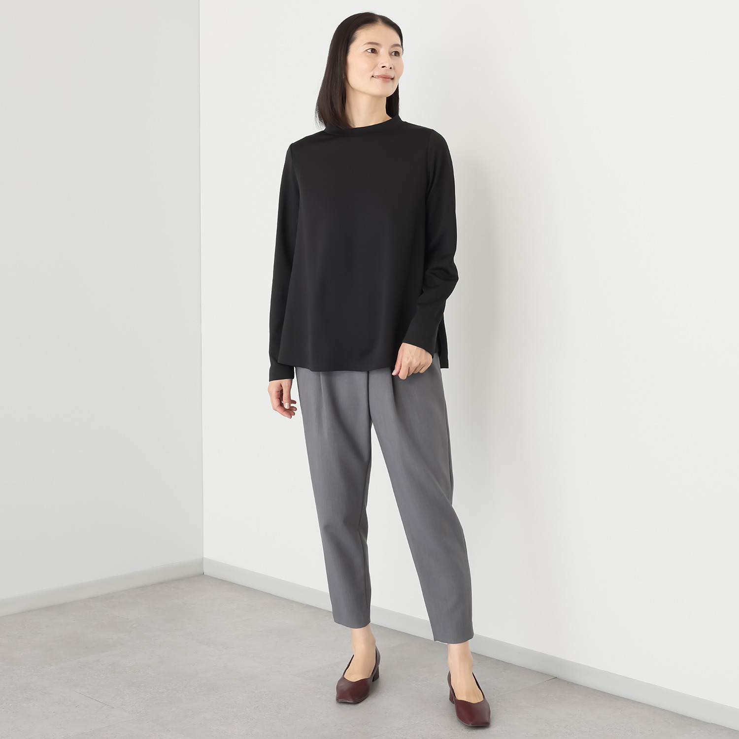 マチュート 背中で魅せるスポーティー 配色ラインプルオーバー