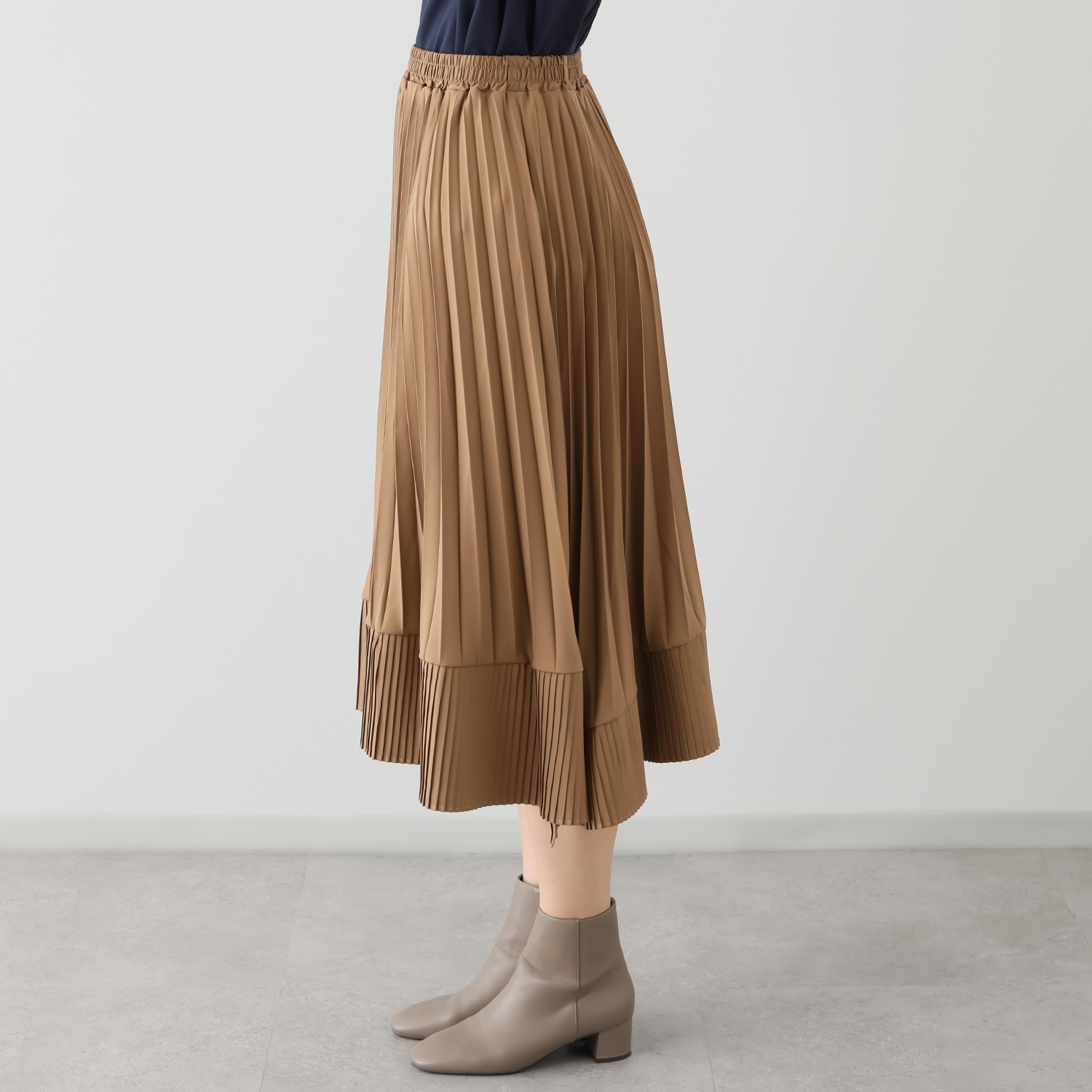 マチュート 甘さひとさじのティアード アシンメトリースカート