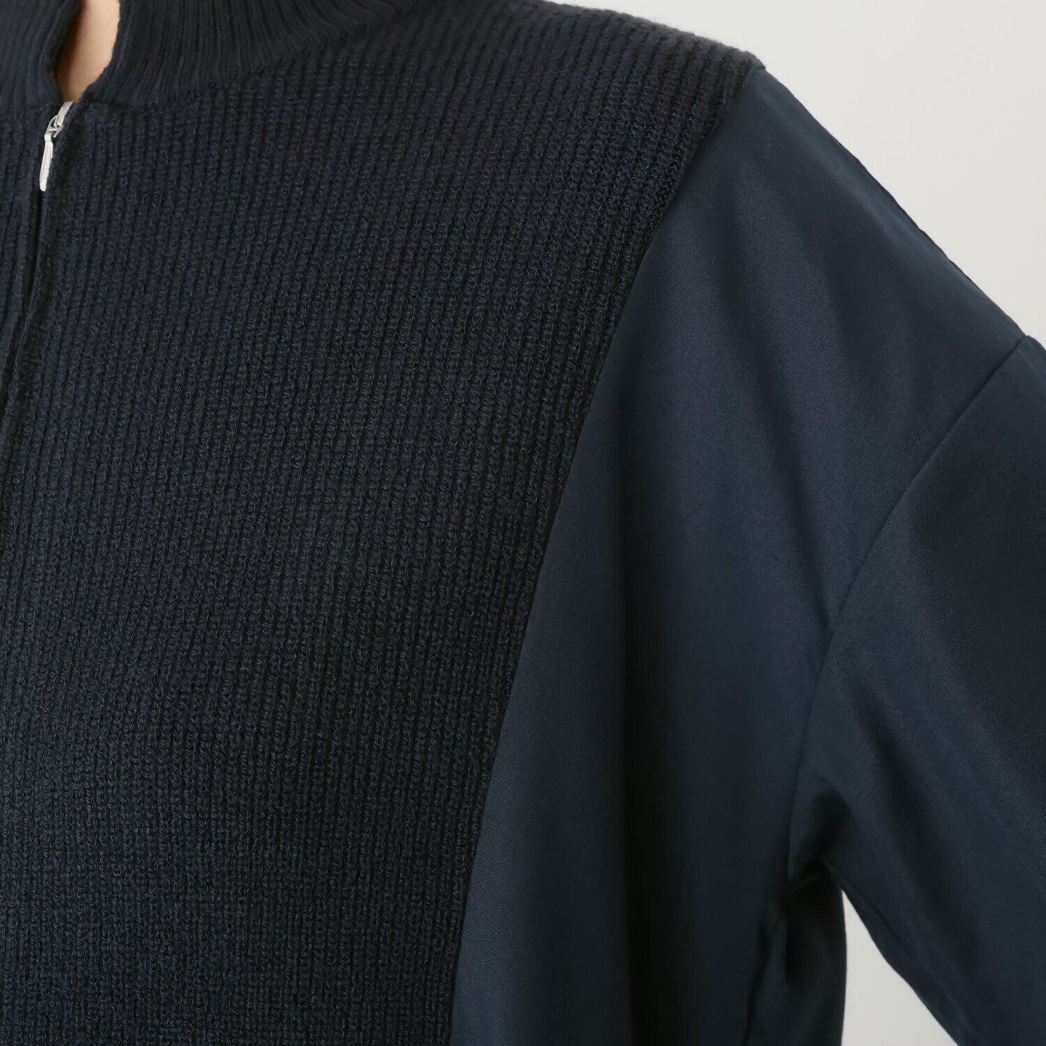 マチュート 日常をおしゃれに彩る ニットミックスワンピース