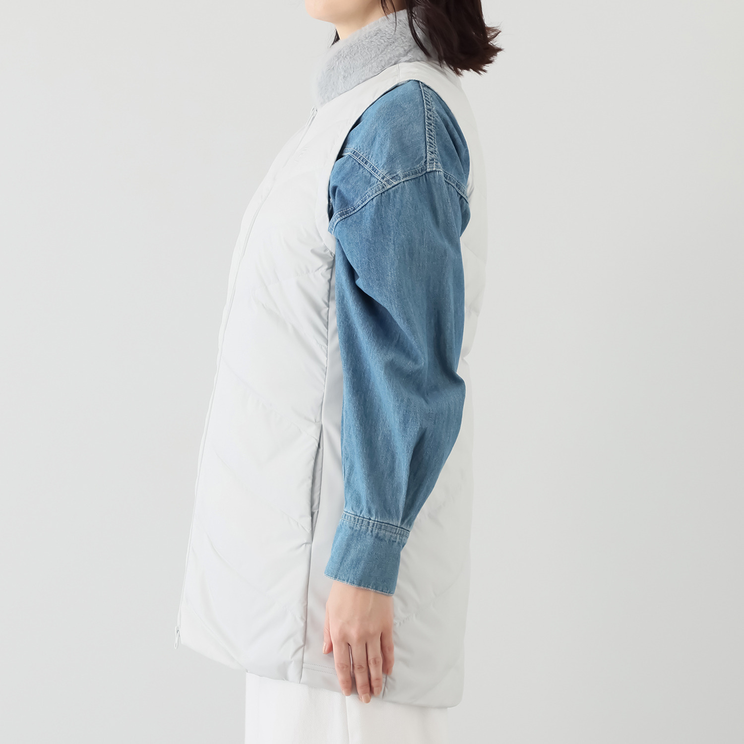 フィラ はっ水・防風 キルトステッチ スペシャルダウンベスト