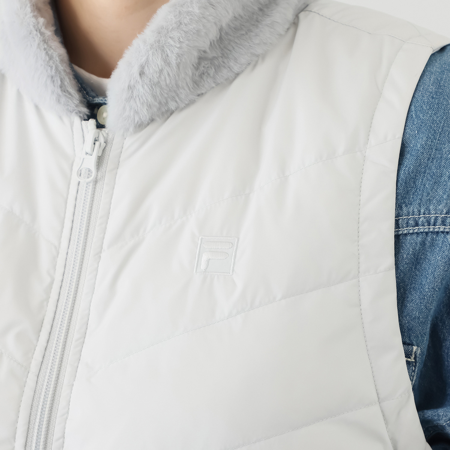 フィラ はっ水・防風 キルトステッチ スペシャルダウンベスト