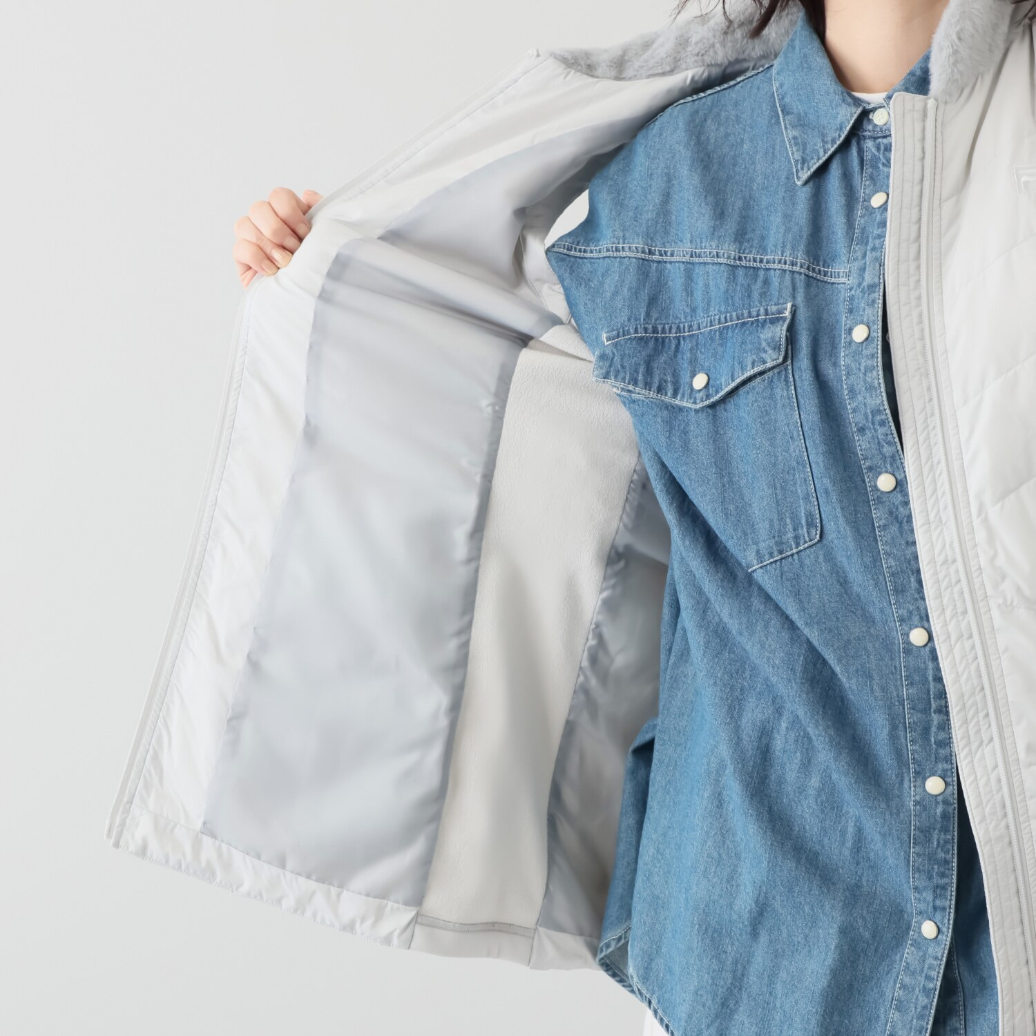 フィラ はっ水・防風 キルトステッチ スペシャルダウンベスト