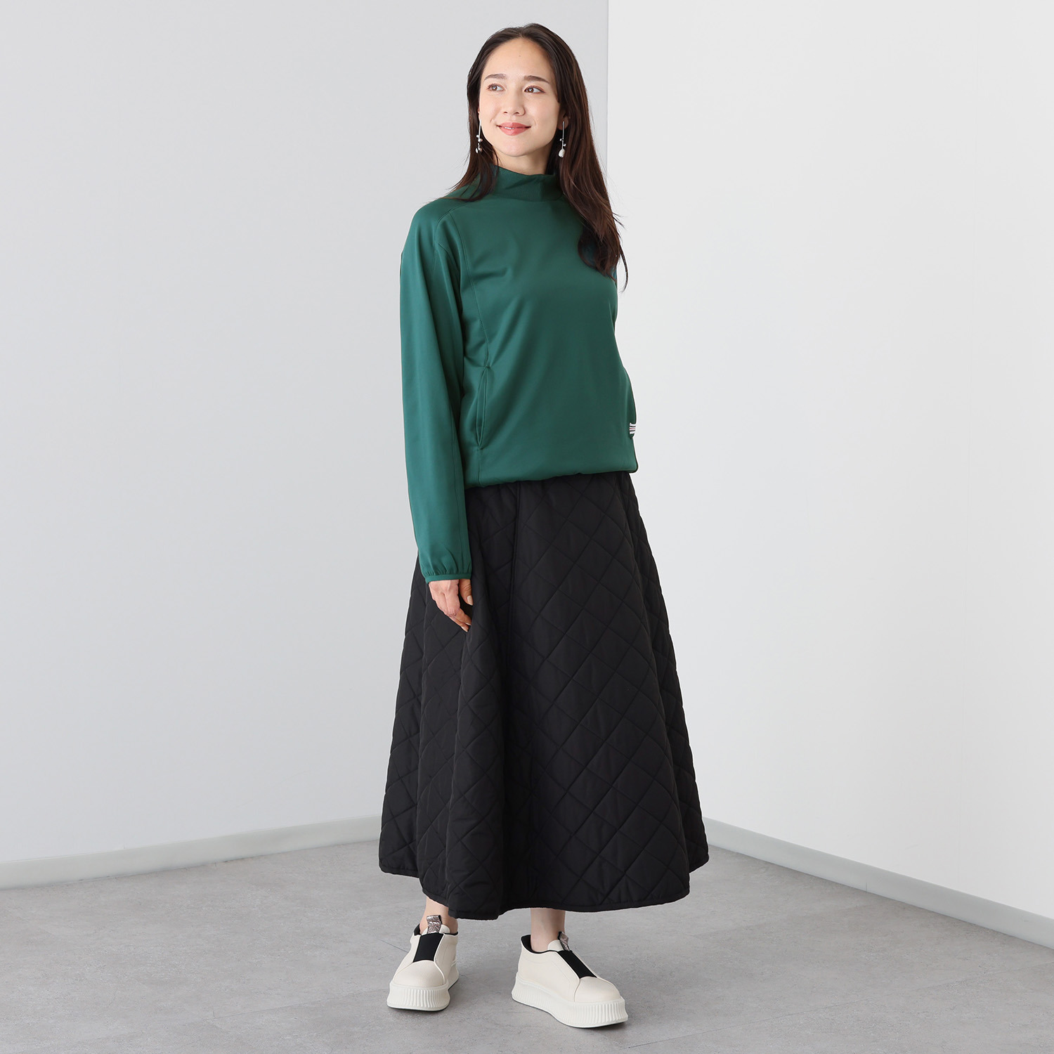 フィラ 吸光発熱 モックネックシャツ