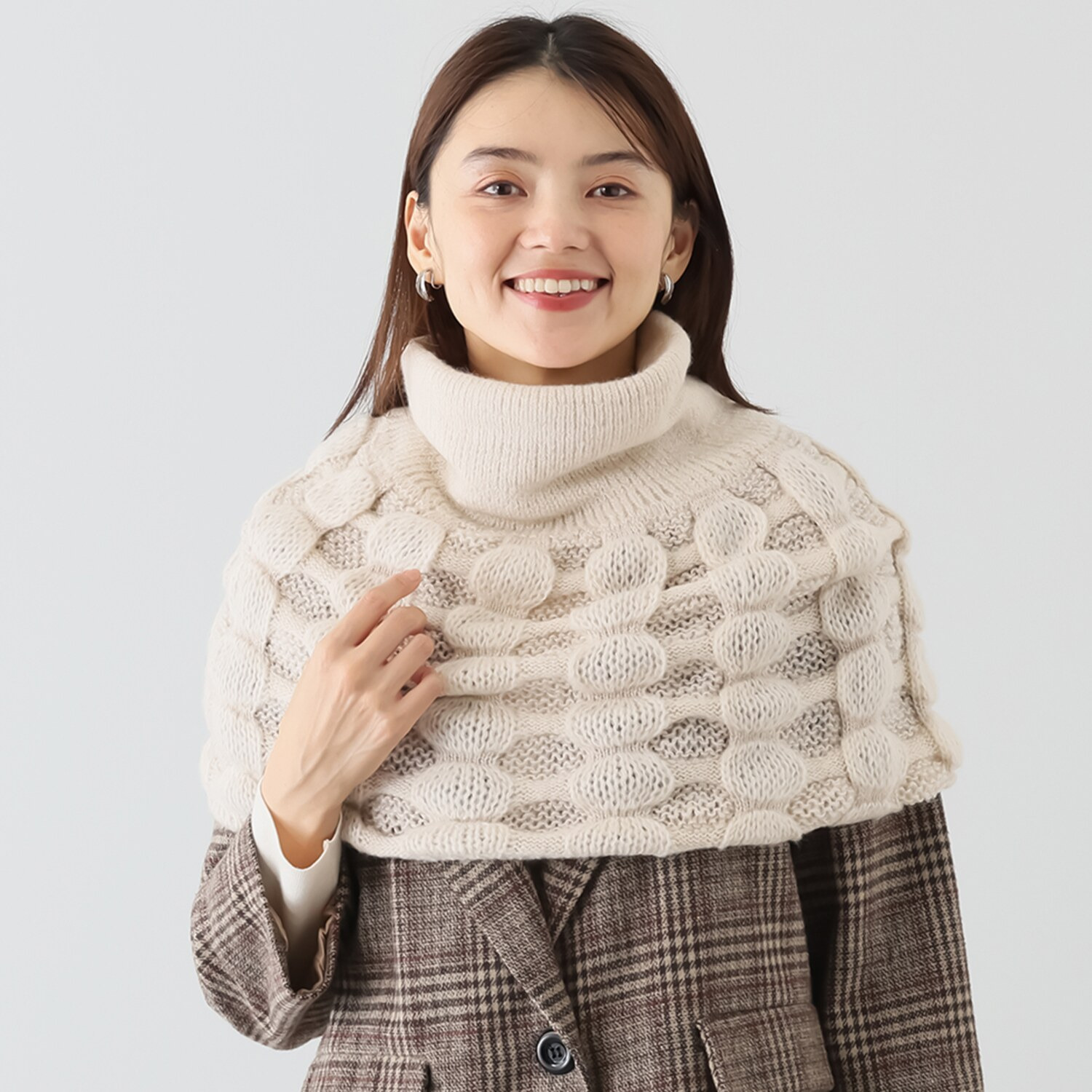 ルナルーチェ 日本製 ショルダーケープ