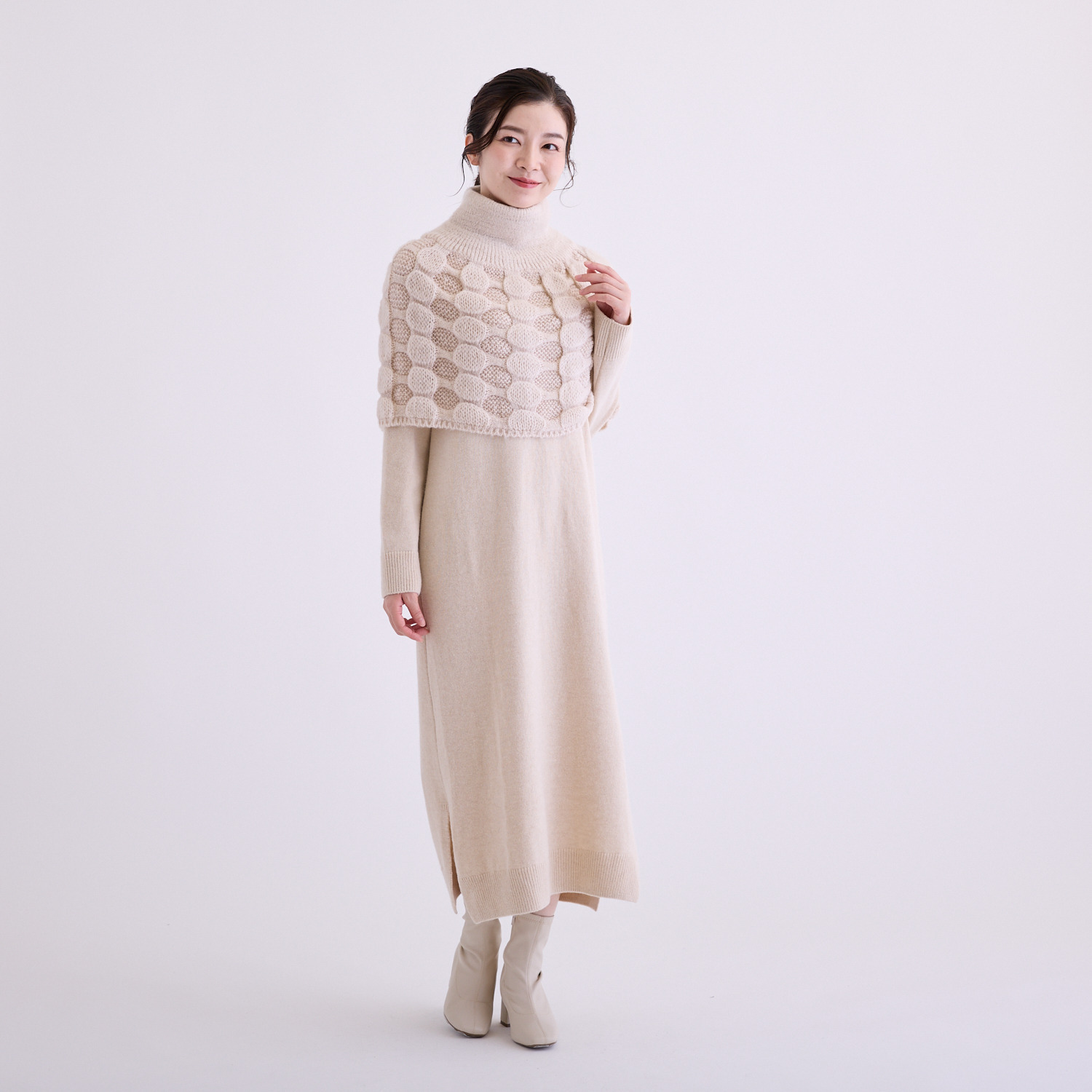 ルナルーチェ 日本製 ショルダーケープ