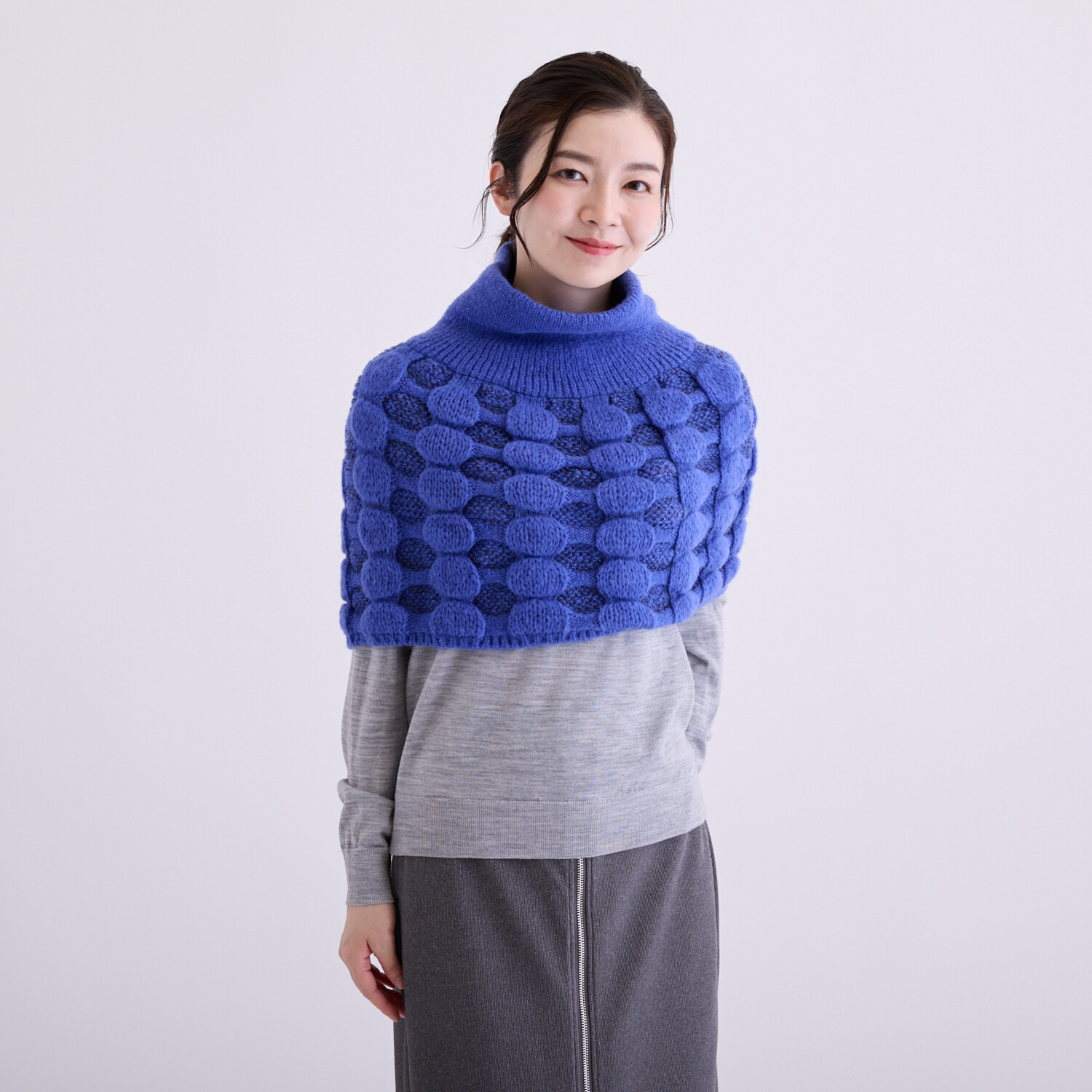 ルナルーチェ 日本製 ショルダーケープ