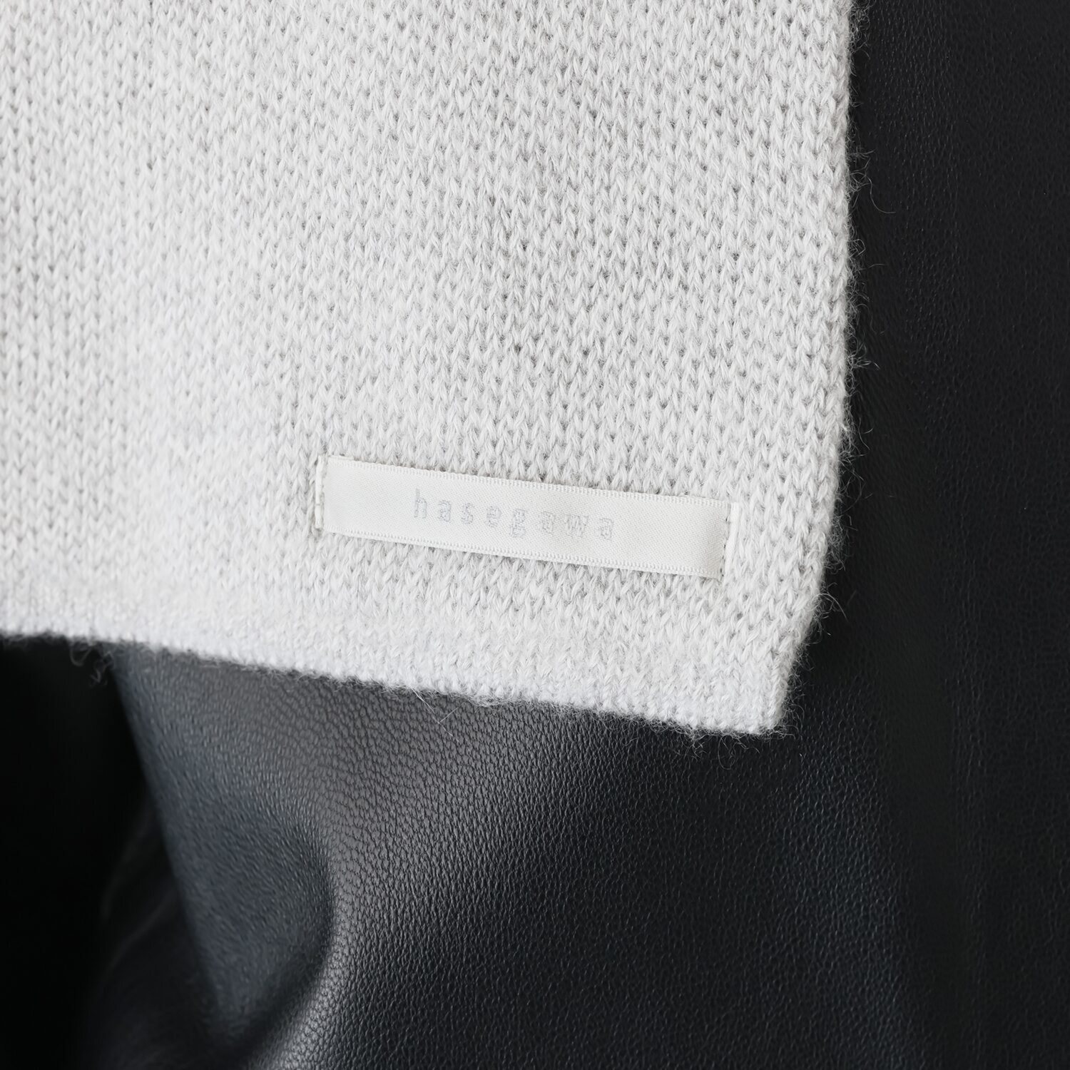 ハセガワ シルクカシミヤ 差し込みニットマフラー