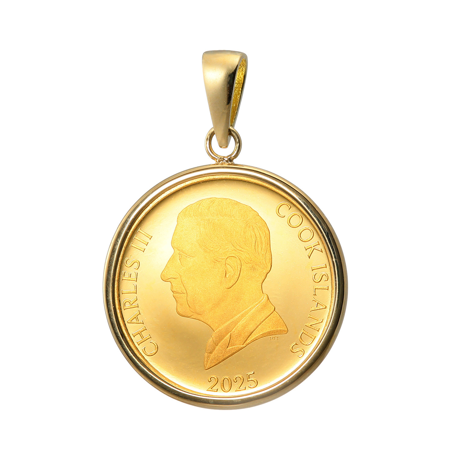 チェルカーレ 純金　ロイヤルミント製造 ２０２５年 不思議の国のアリス コインペンダントトップ ＜１／２０オンス＞