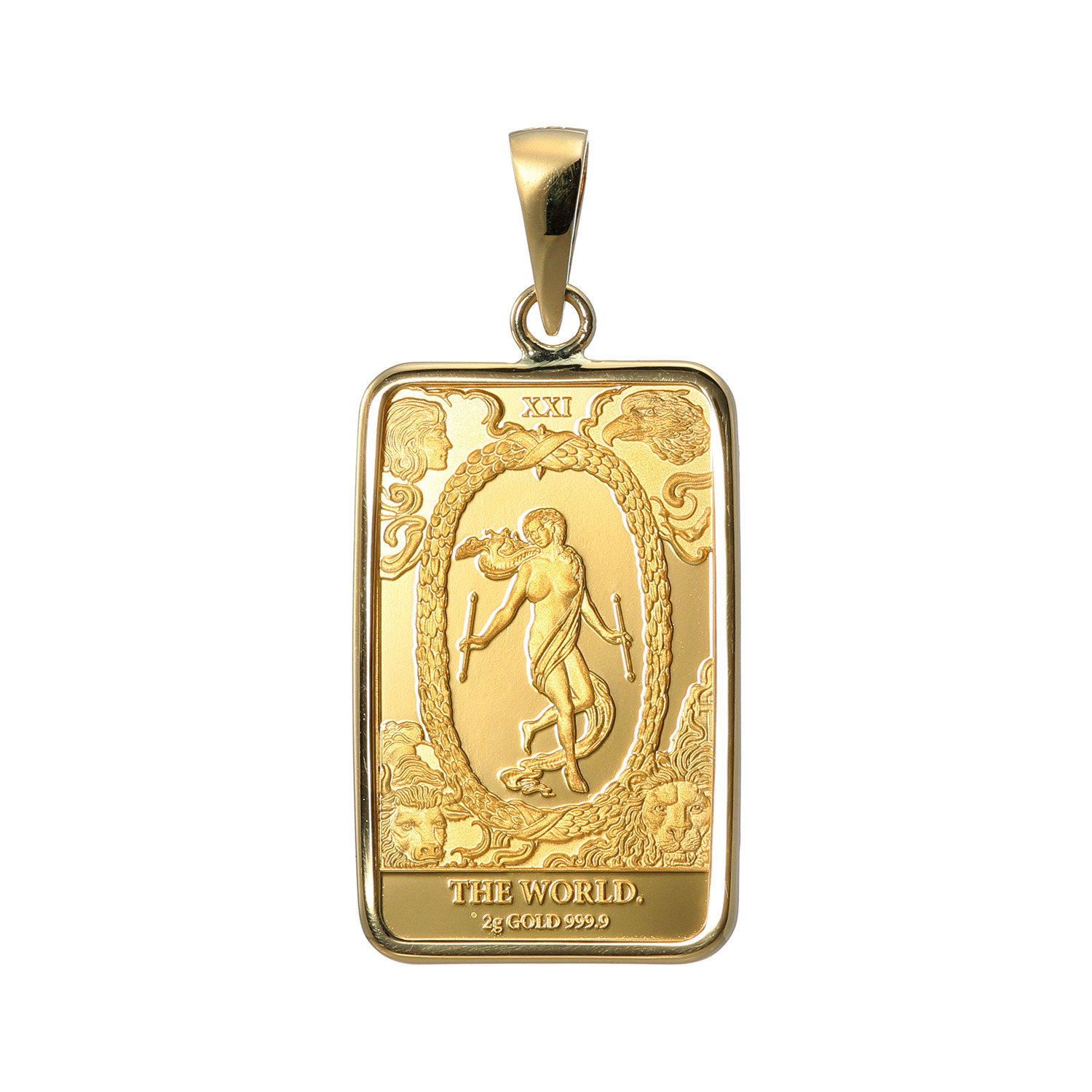 チェルカーレ 純金 ２０２５年 ザ・ワールド インゴット型コイン ペンダントトップ