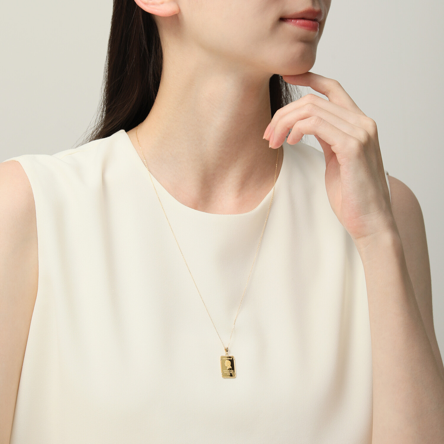 チェルカーレ 純金 ２０２５年 ザ・ワールド インゴット型コイン ペンダントトップ