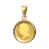 チェルカーレ 純金　ロイヤルミント製造 ２０２５年 クローバーコイン ペンダントトップ ＜１／３０オンス＞