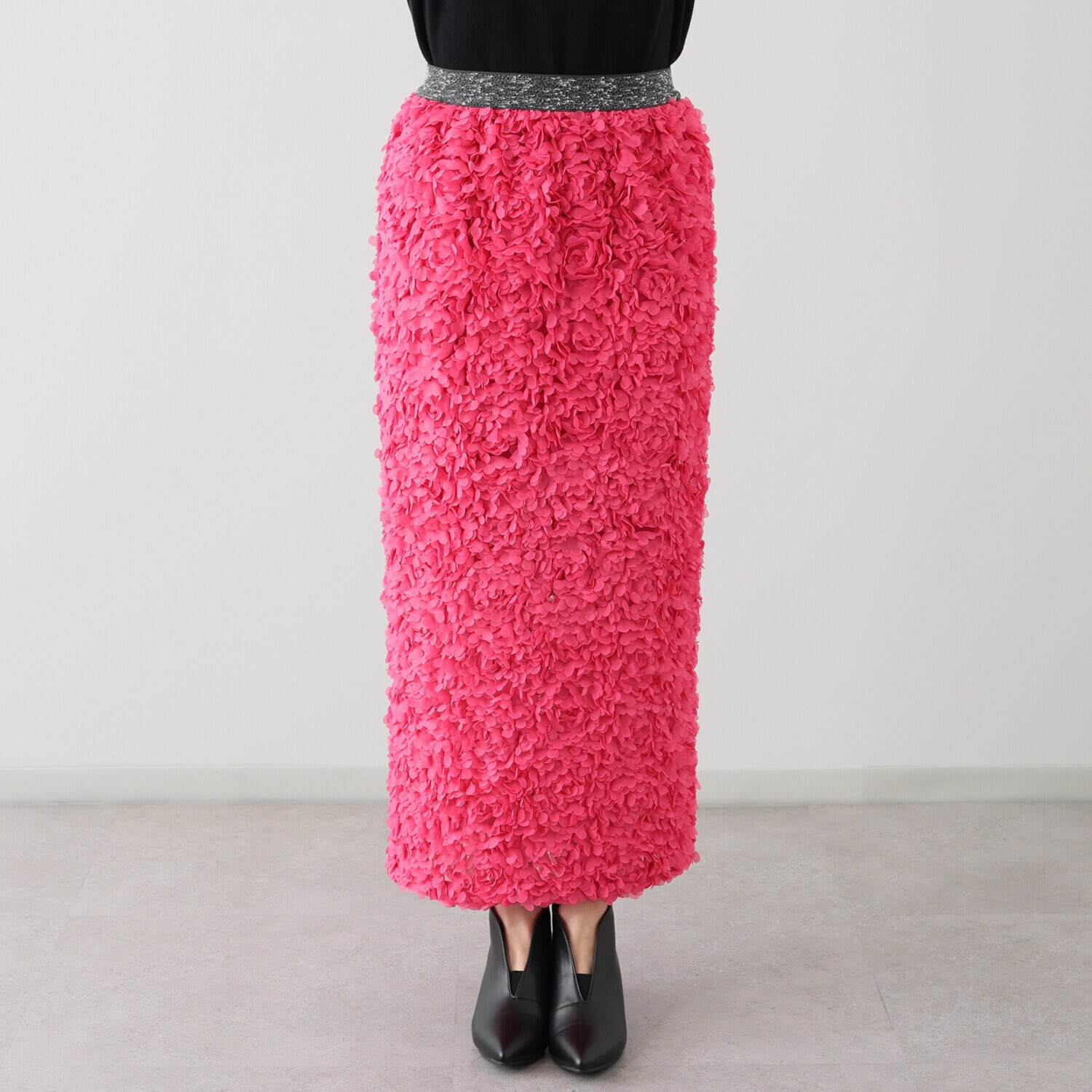 プリモヴァローレ フラワーレース スカート