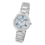 シチズン ６ポイントダイヤモンド ラウンドフェイス ステンレスベルト ソーラーウォッチ ＜シルバーカラー＞