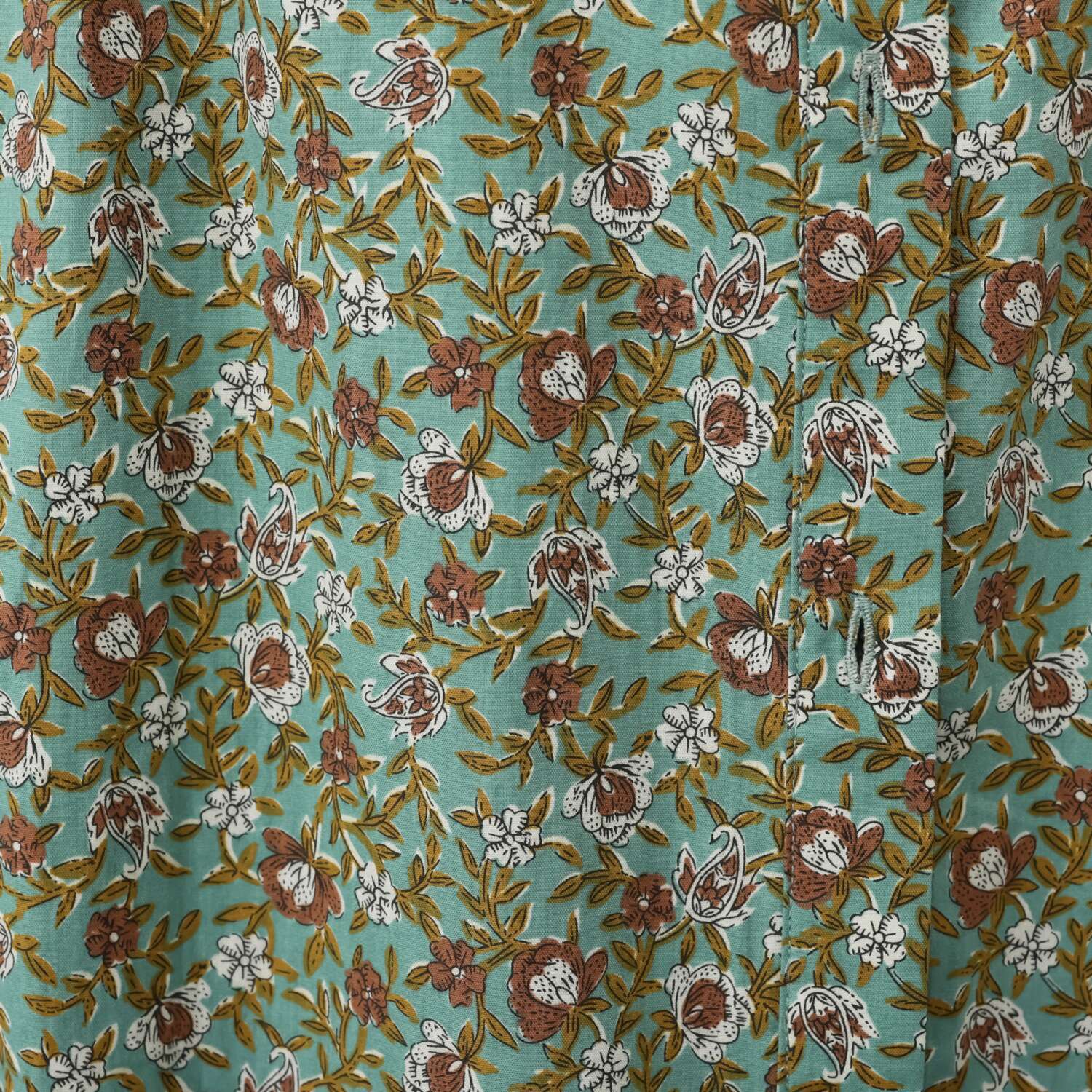 アリュメット 花柄 コットンシャーリング ブラウス