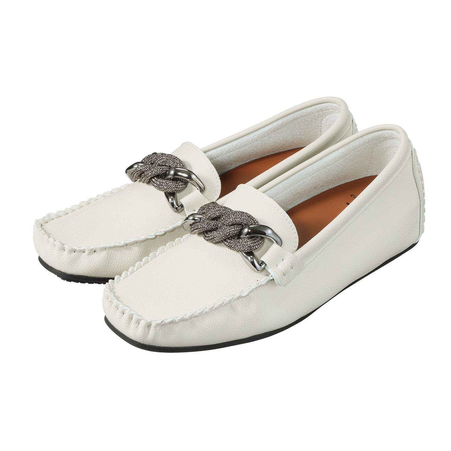 エンチャンテッド チェーンモティーフ 軽量ソフト インヒールモカシン