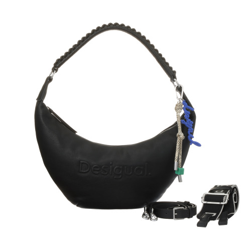 デシグアル 三日月型 ロゴ入りバッグ デシグアル 三日月型 ロゴ入りバッグ
