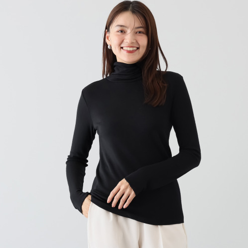 たおやか美 日本製 メリノウール100% 極上の風合い ウォッシャブル クシュネックプルオーバー たおやか美 日本製 メリノウール100% 極上の風合い ウォッシャブル クシュネックプルオーバー