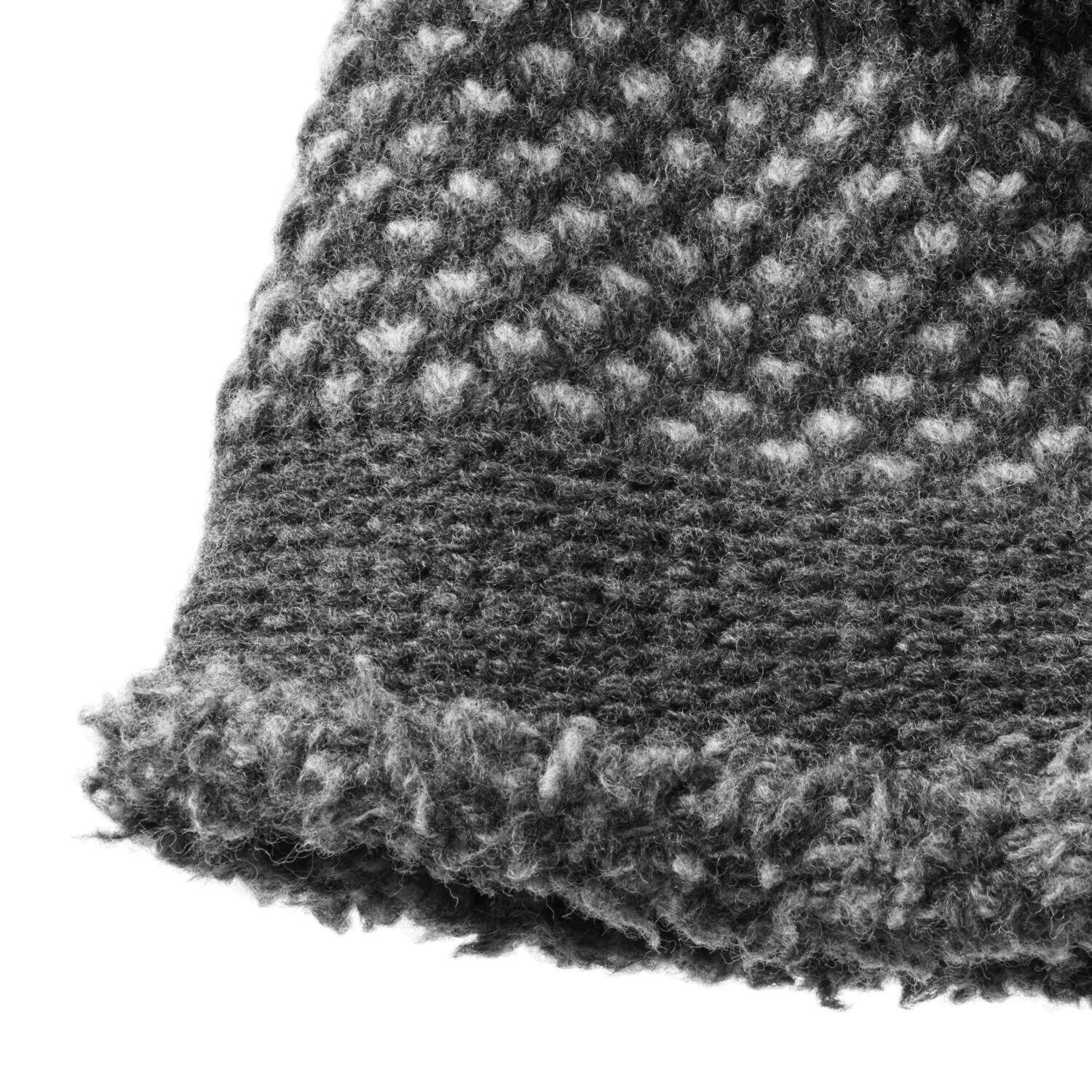 ベル・モード リバーシブルで ４通り楽しめる！ 日本製 タスマニアラムウール混 ニットワッチ