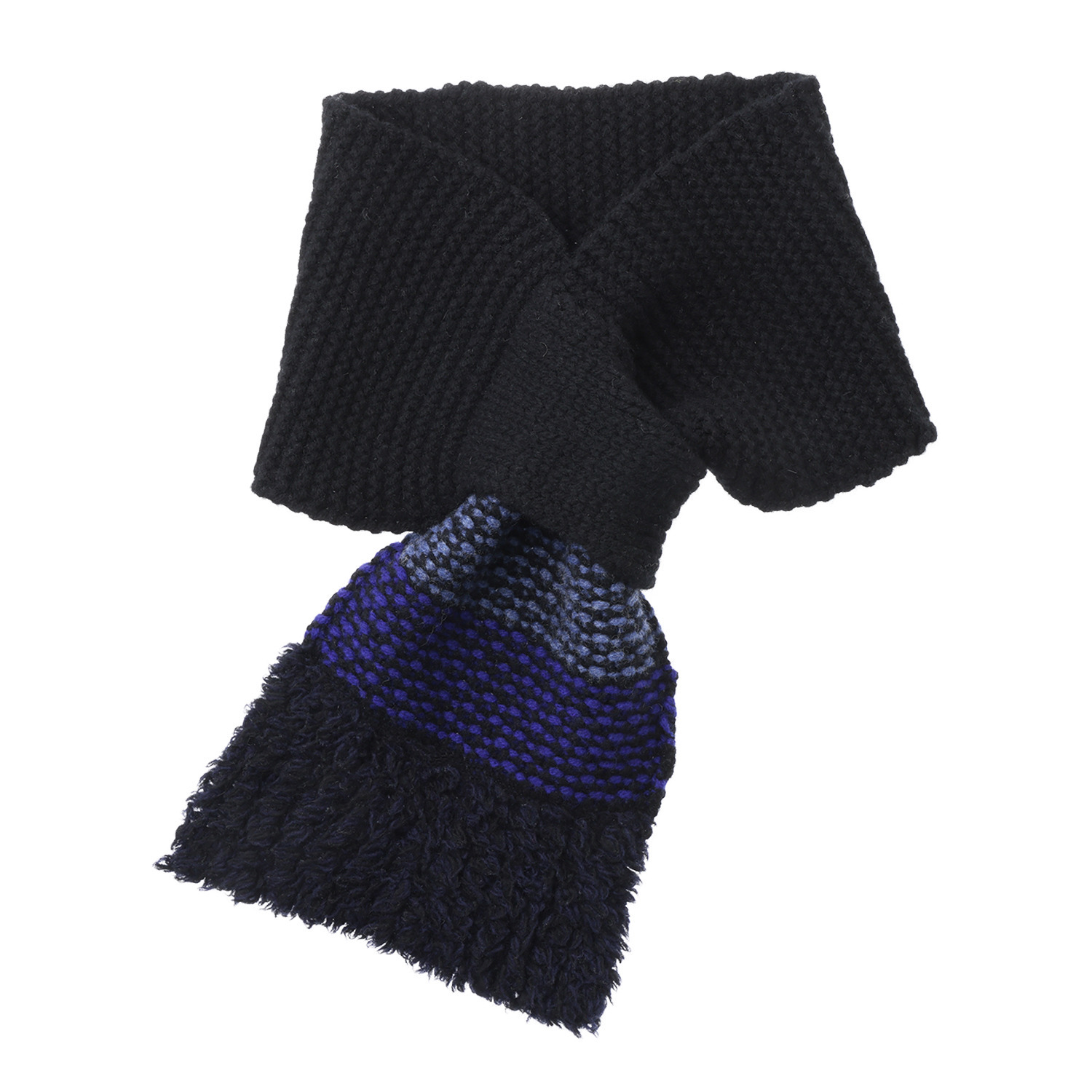 ベル・モード 日本製 タスマニアラムウール混 プチマフラー