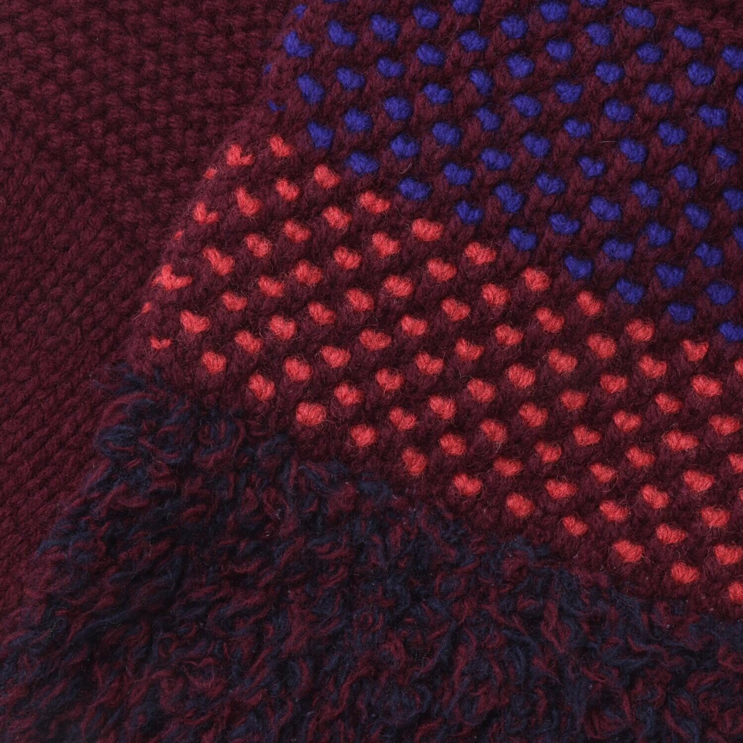 ベル・モード 日本製 タスマニアラムウール混 プチマフラー