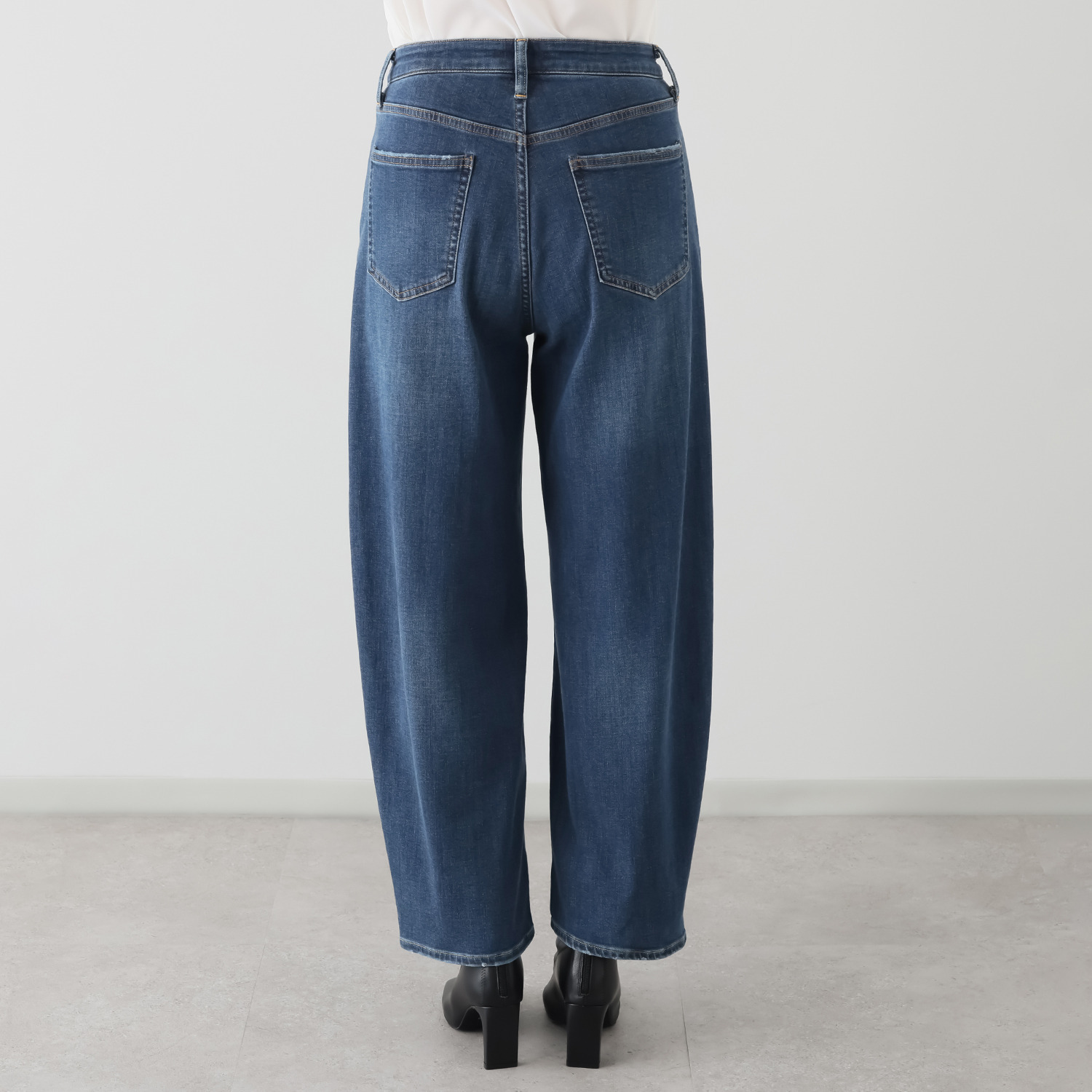 シュガーデプト ふんわり肌に気持ち良い ソフトタッチデニム カーブパンツ