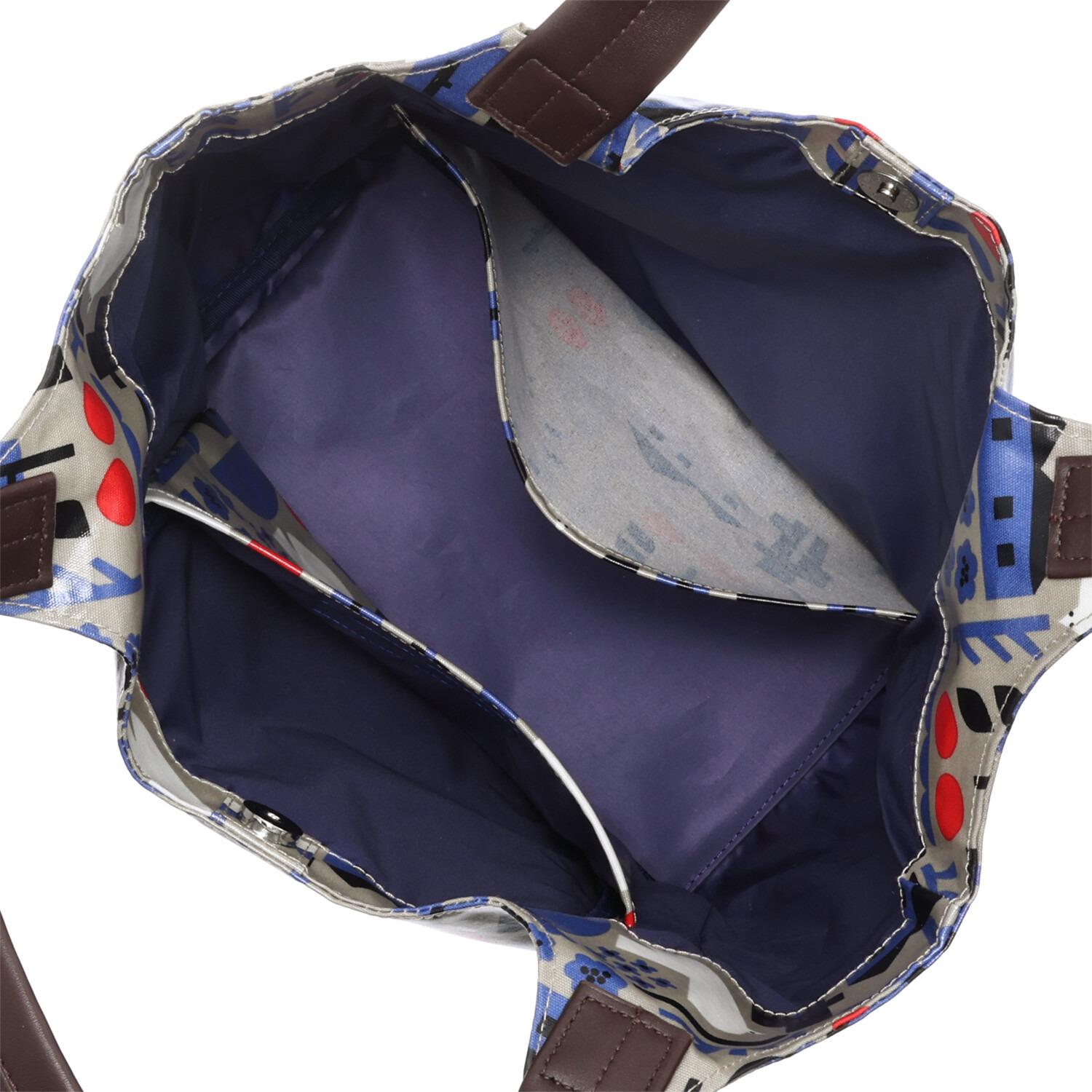 ルートート ラミネート加工で 汚れもサッと拭けて安心 Ａ４サイズＯＫ 肩掛けスムーズ 大人柄トートバッグ