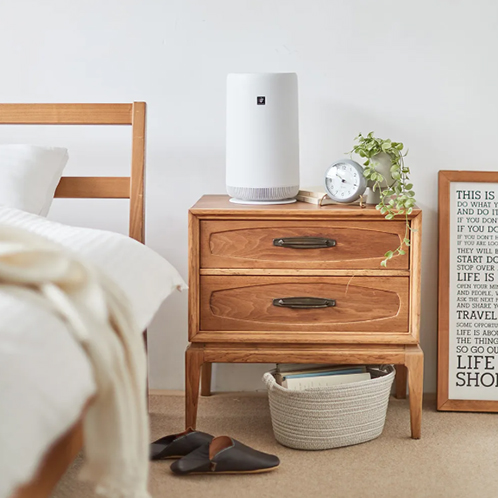 シャープ コンパクトデザイン！ ３６０度下吸い込み プラズマクラスターを 全周吹き出す 空気清浄機 ＦＵ−ＳＣ０１