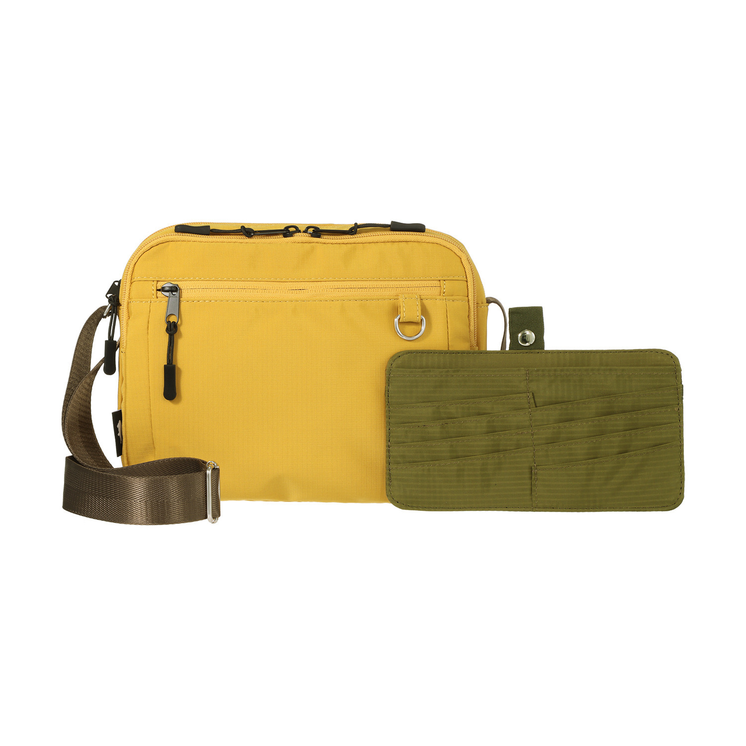 カバッグ はっ水 さっと出せる！ カードケース付 軽量ショルダーバッグ