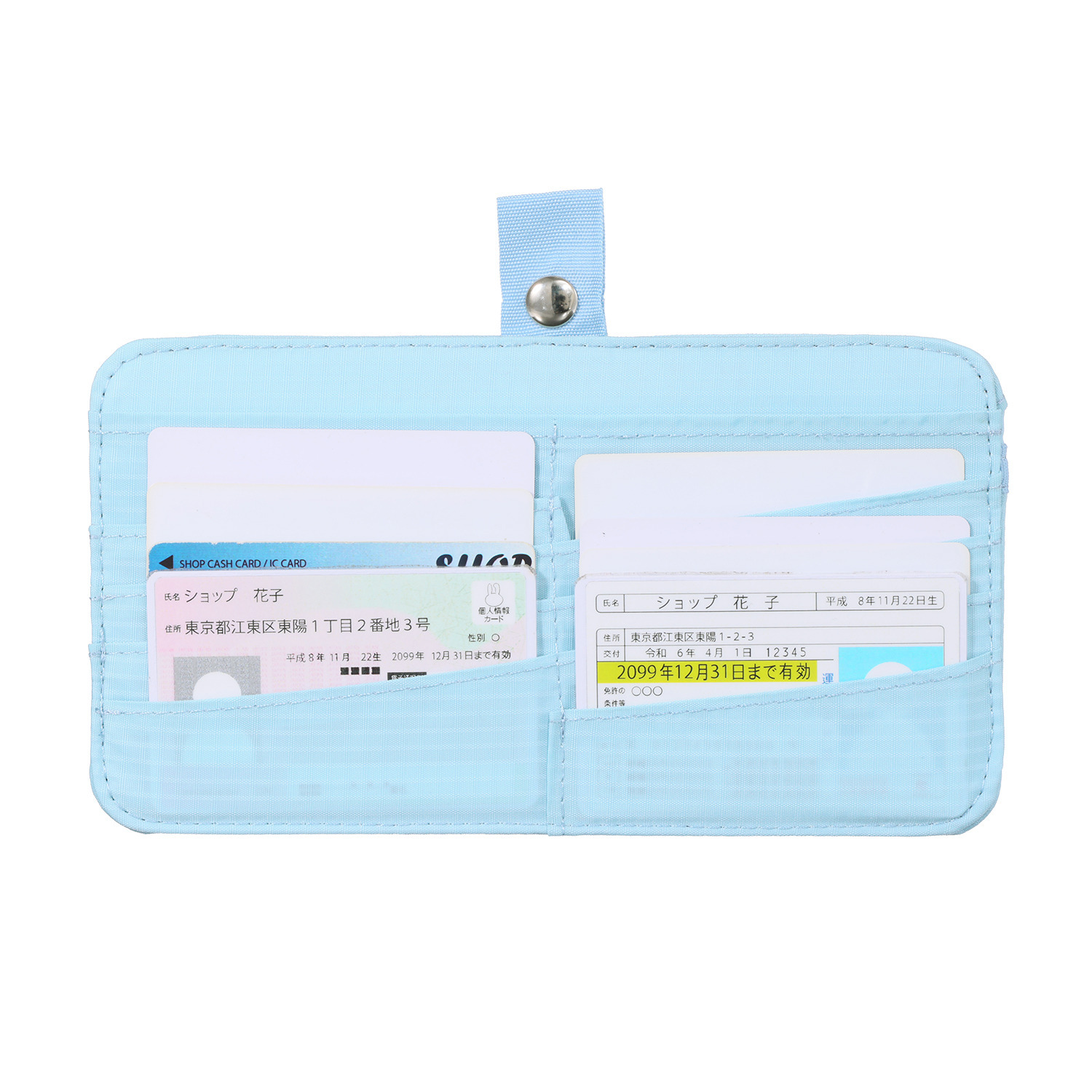 カバッグ はっ水 さっと出せる！ カードケース付 軽量ショルダーバッグ