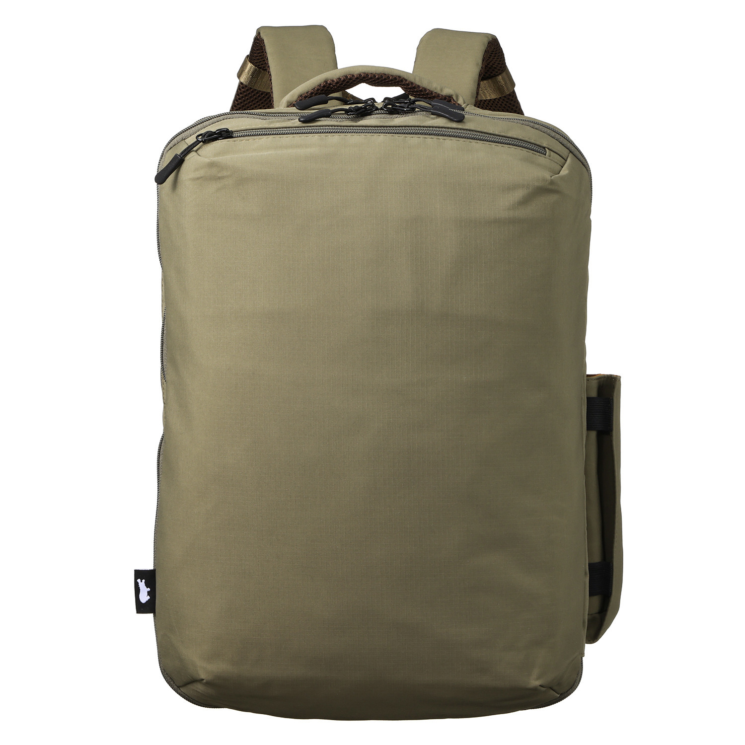 カバッグ はっ水 ガバッと開く キャリーケース感覚！ 時短リュック