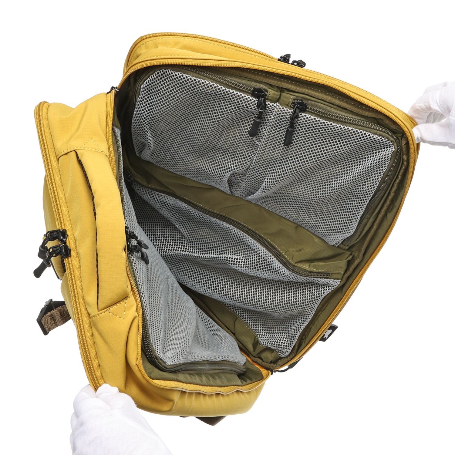 カバッグ はっ水 ガバッと開く キャリーケース感覚！ 時短リュック