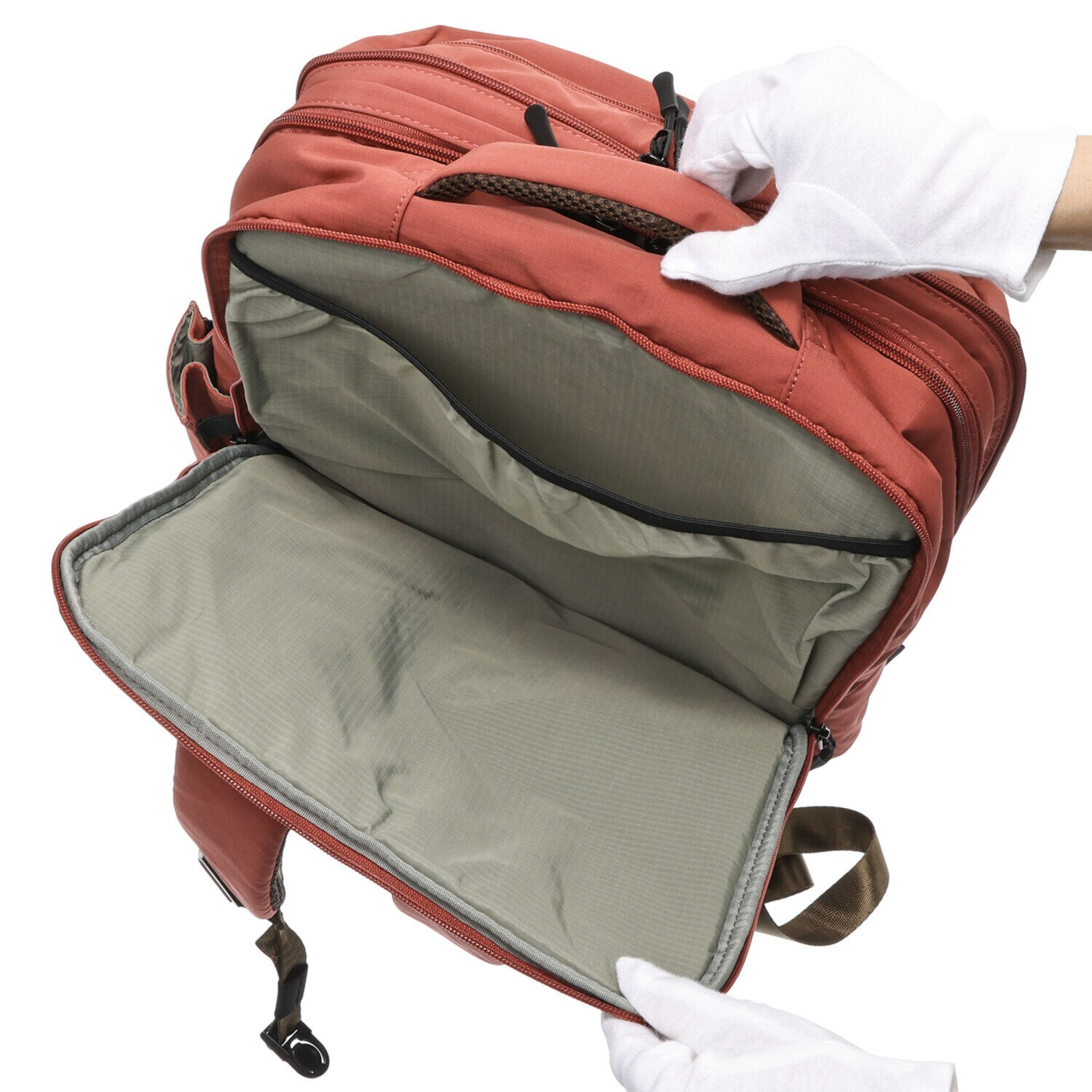 カバッグ はっ水 ガバッと開く キャリーケース感覚！ 時短リュック