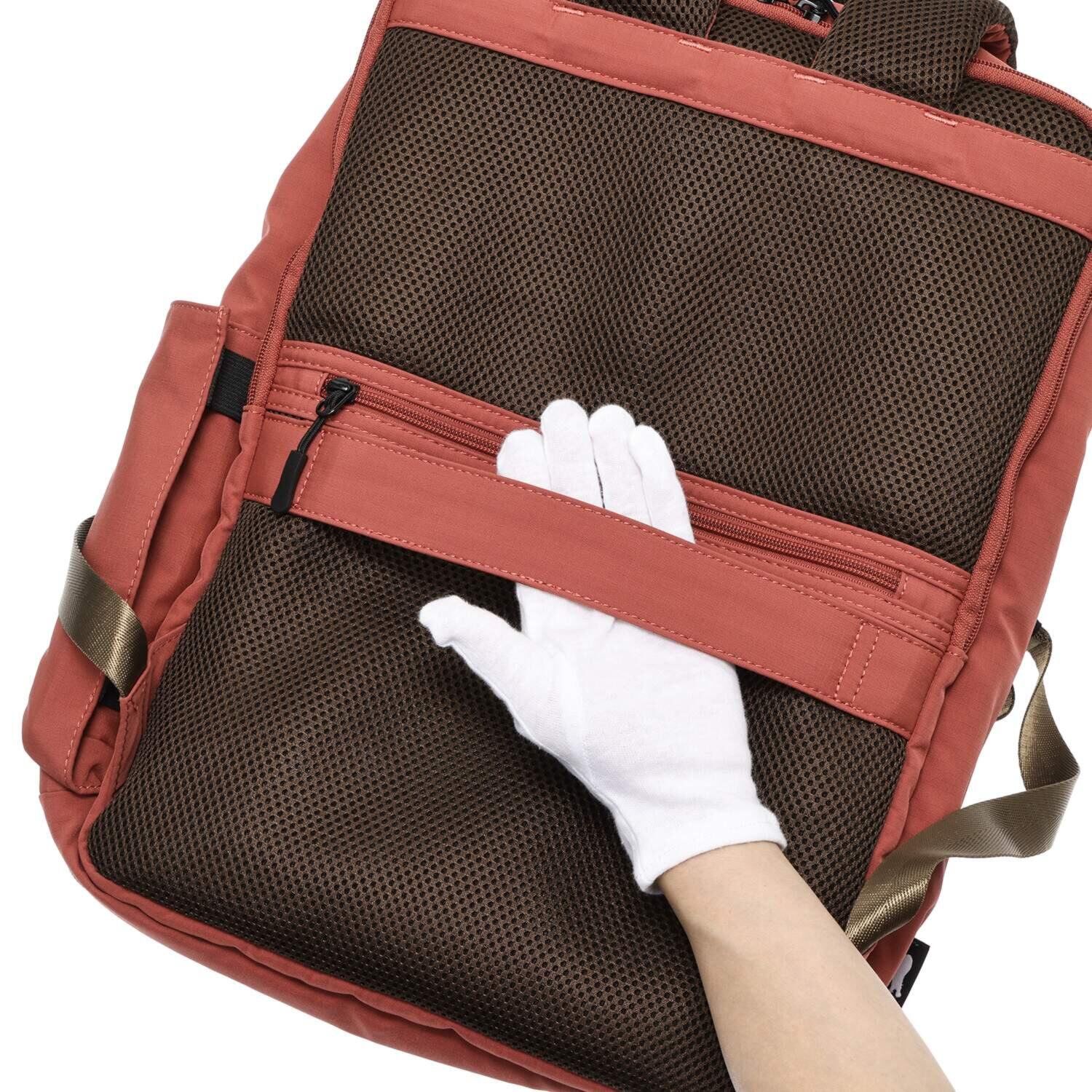 カバッグ はっ水 ガバッと開く キャリーケース感覚！ 時短リュック