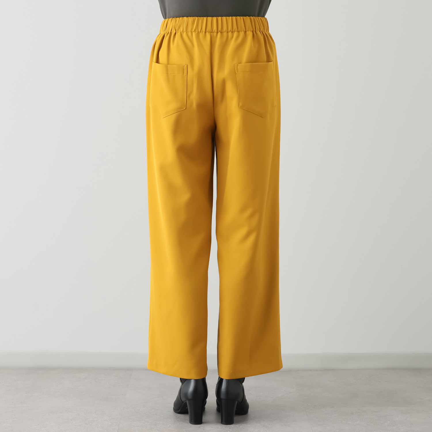 アリュメット タックワイドパンツ