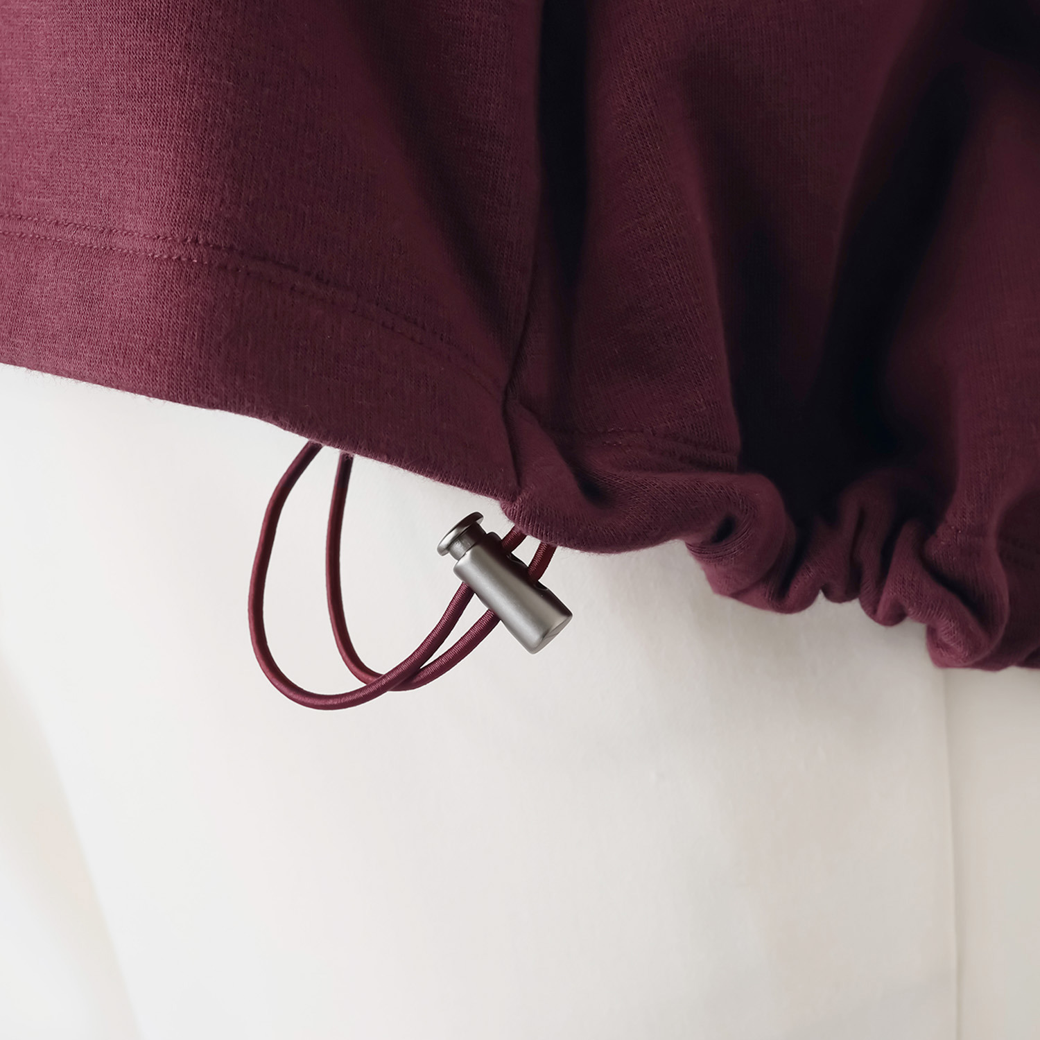 ゼラールスポーツ スーピマコットン混 裏起毛シャギー ニットリブコンビ プルオーバー