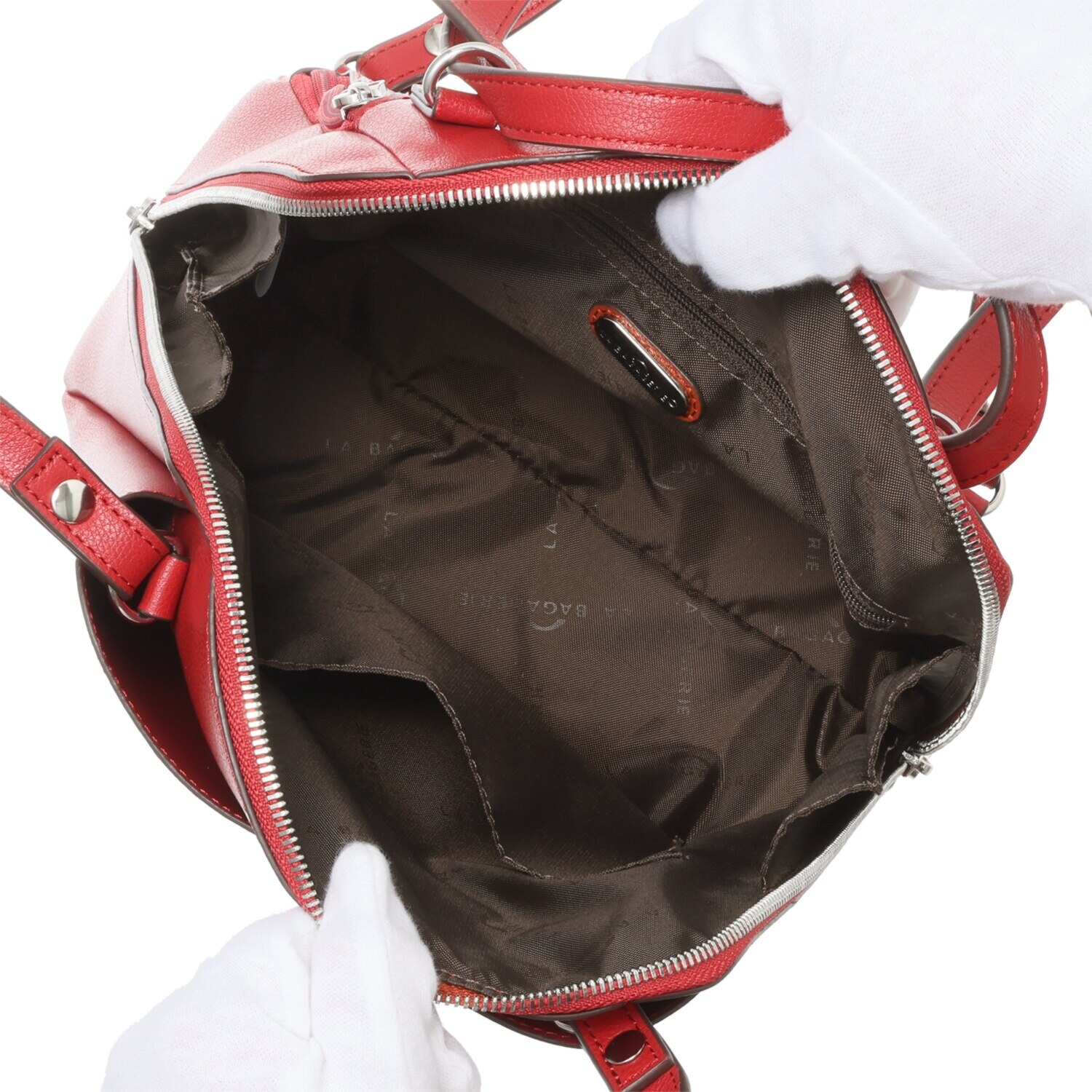 ラ・バガジェリー フェイクレザー ２ウェイリュック