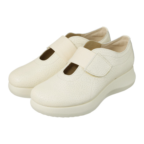 カリシモアルテ　モード　＜日本製＞　牛革　タルトソール　ゴムストラップシューズ