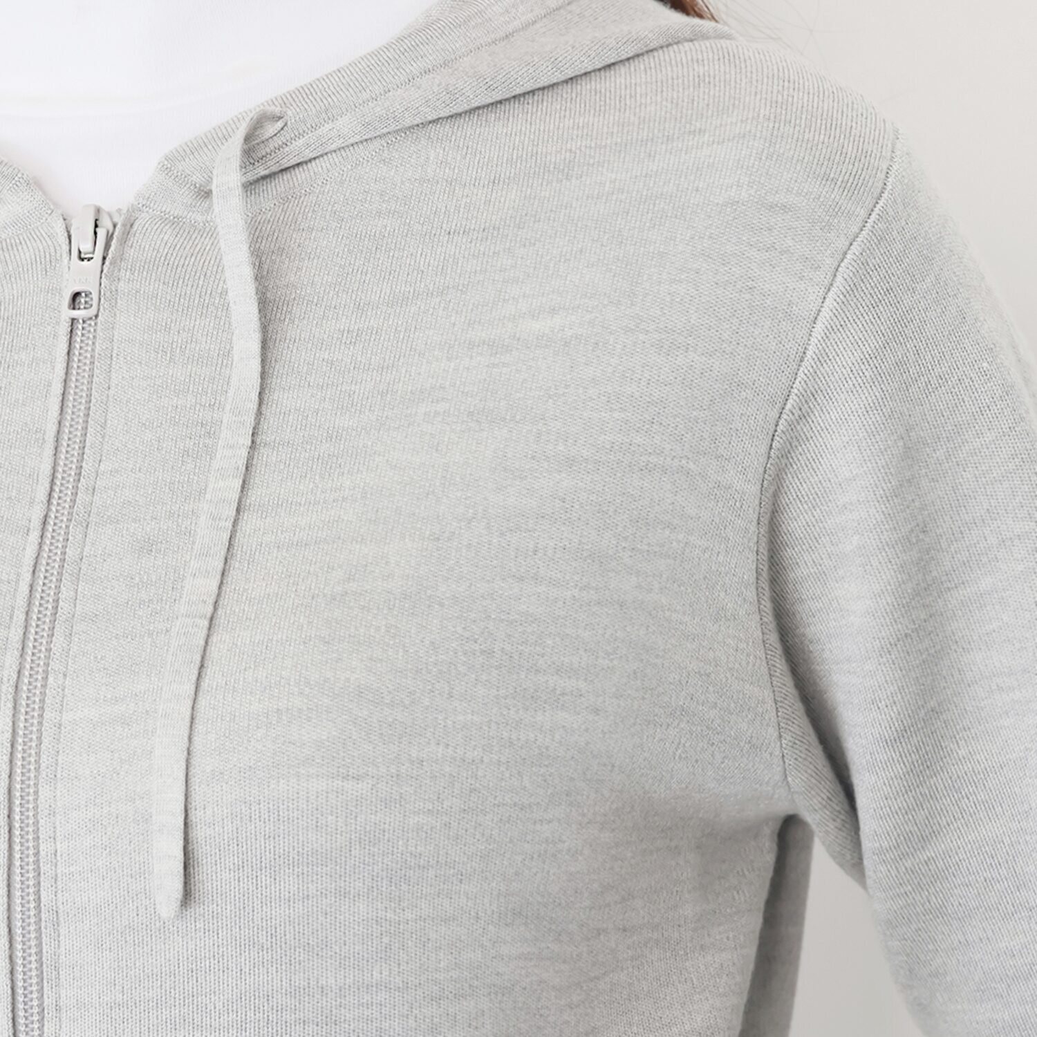 タルマス　ブランチ ウールシルク ダブルジャガード スエットパーカー