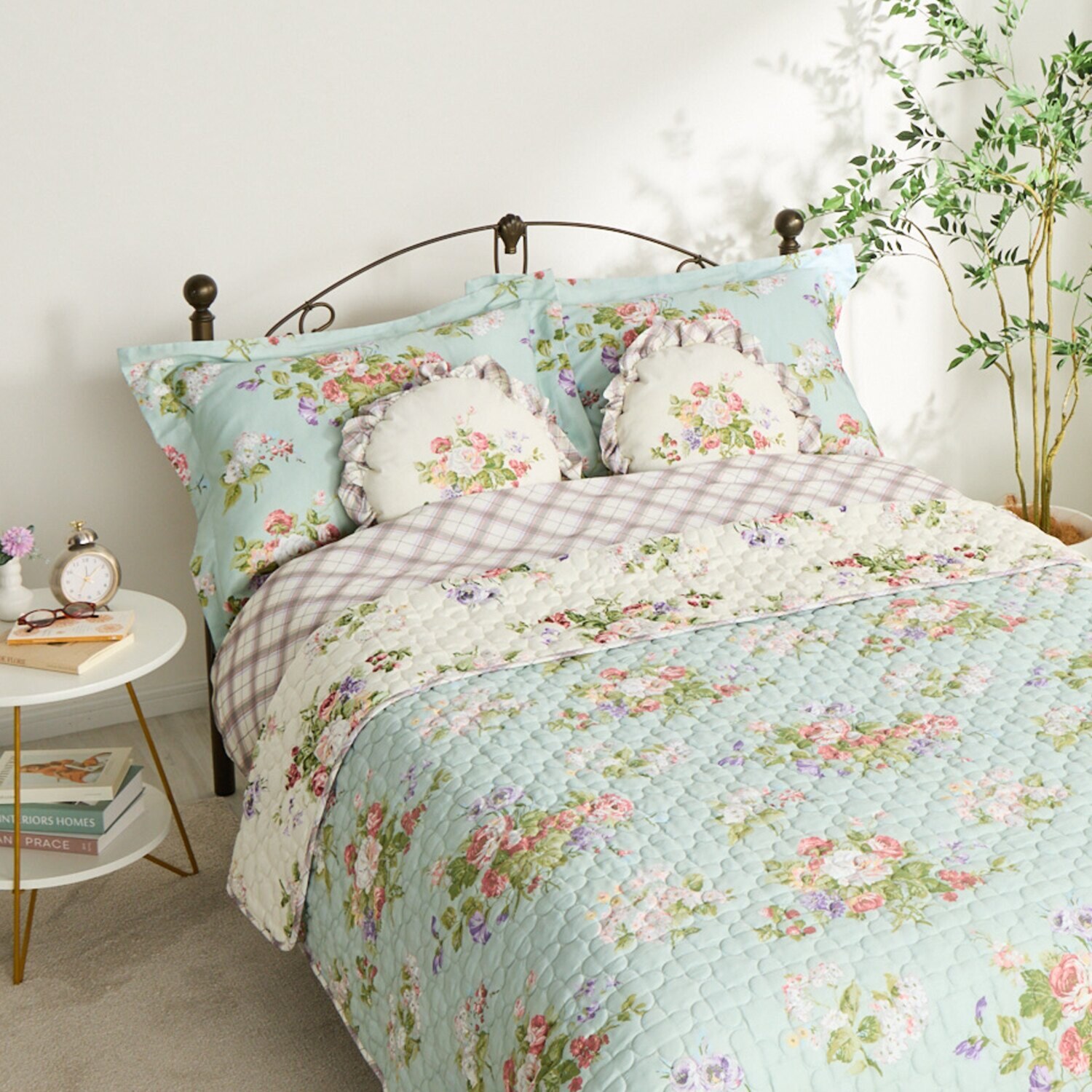 ローラアシュレイ ローズモア コットン１００％サテン ピローケース