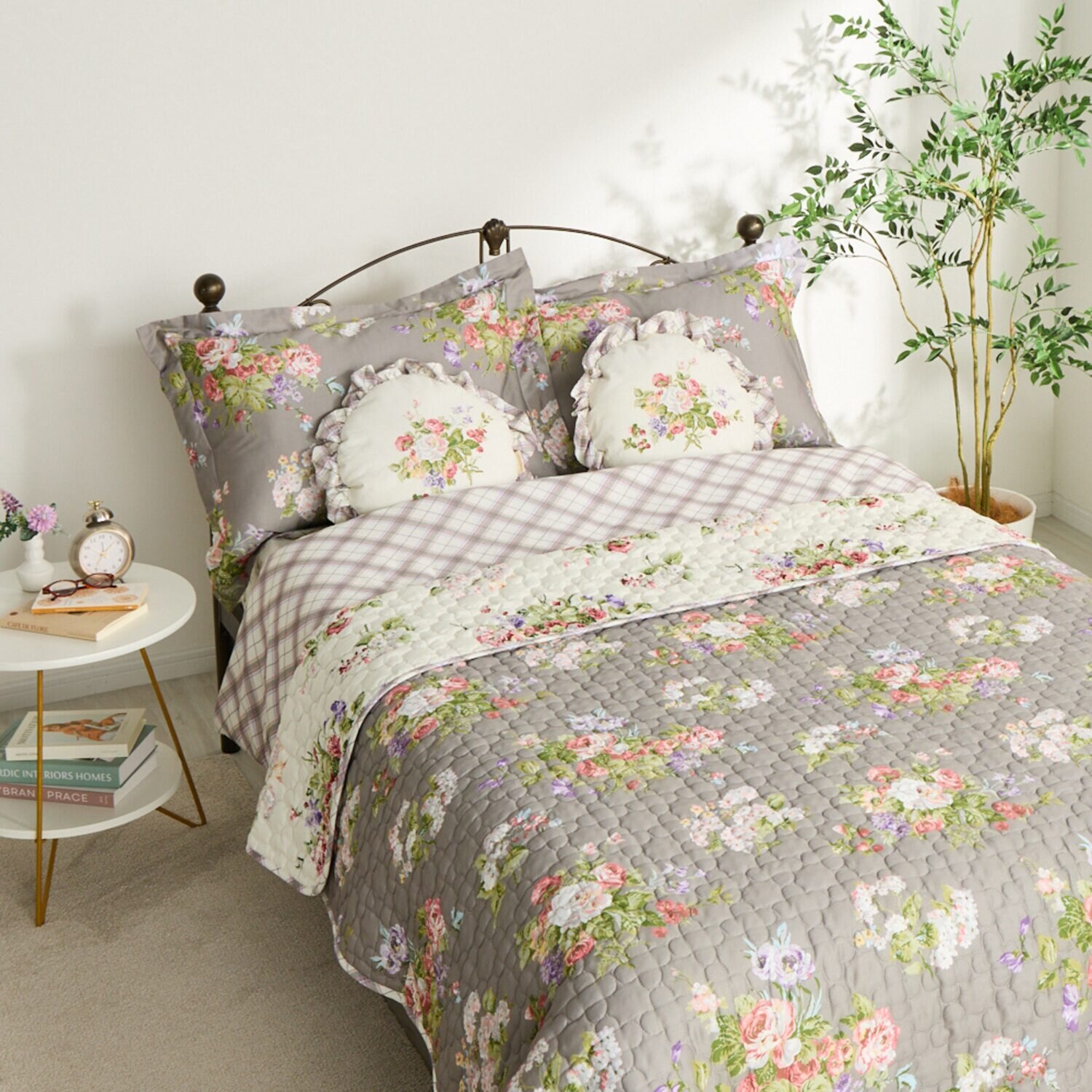 ローラアシュレイ ローズモア コットン１００％サテン ピローケース