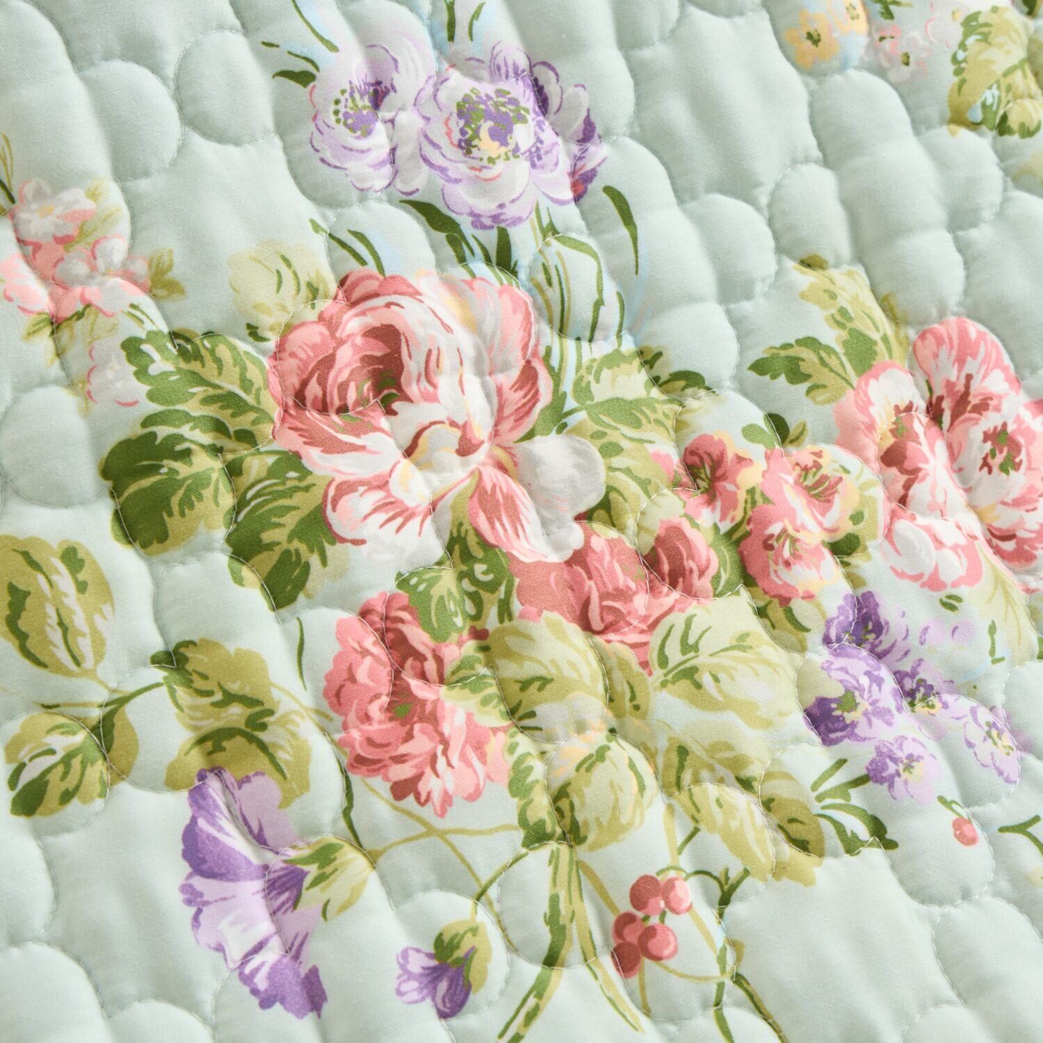 ローラアシュレイ ローズモア キルトマルチカバー ＜２４０×１９０ｃｍ＞