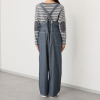 紺屋イチガントウキョウ サスペンダー付 ヘリンボーンデニム パンツ
